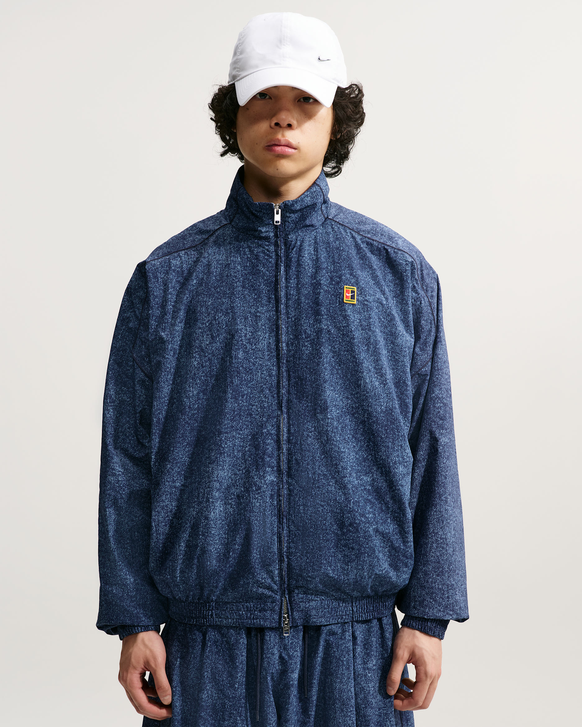 Nike Club Rules Men's Full-Zip Jacket - Work Blue/Obsidian/Obsidian