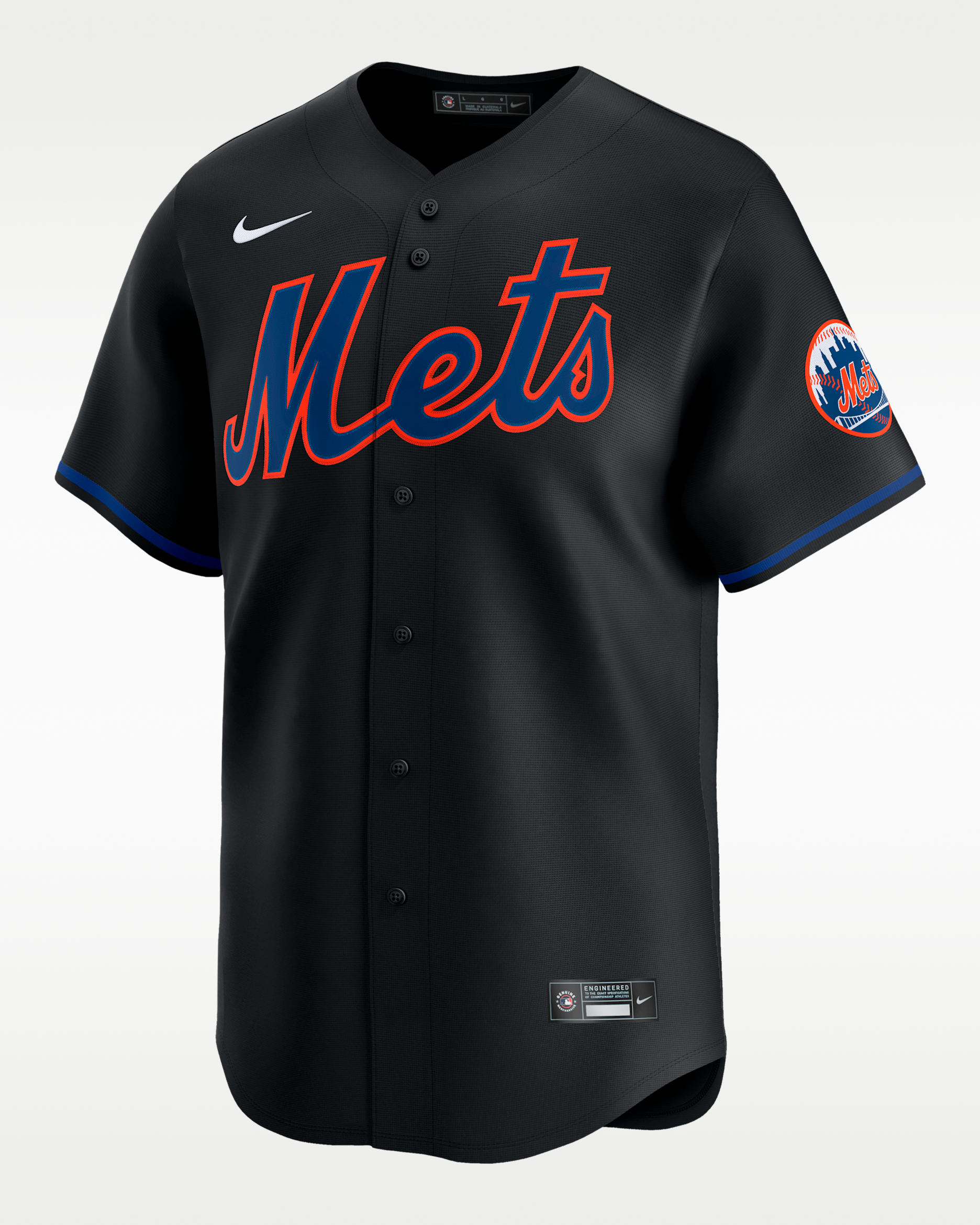 New York Mets Men's Nike Dri-FIT ADV MLB Limited Jersey - Black