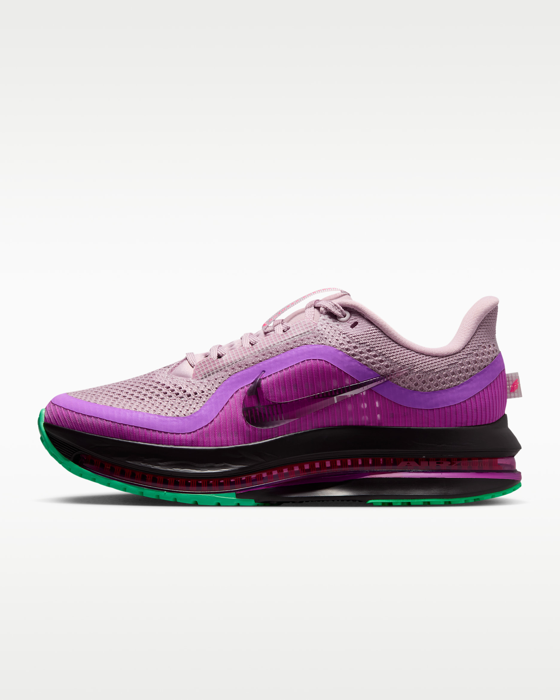 Tenis de correr en pavimento para mujer Nike Pegasus Premium "Faith Kipyegon" - Tiza ciruela/Burdeos ceniza/Morado vivo/Sueño fucsia