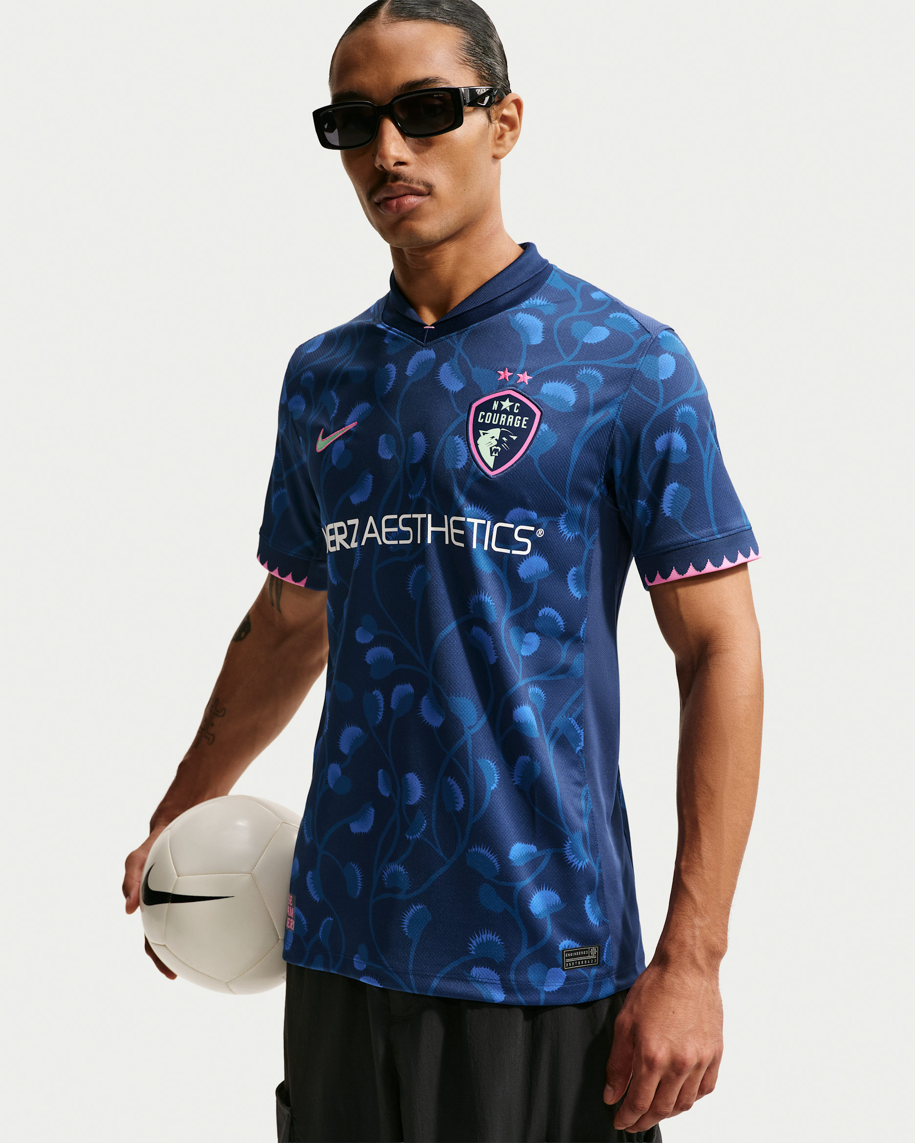 North Carolina Courage Stadium Away Men's Nike Dri-FIT NWSL Replica Jersey - Blue Void