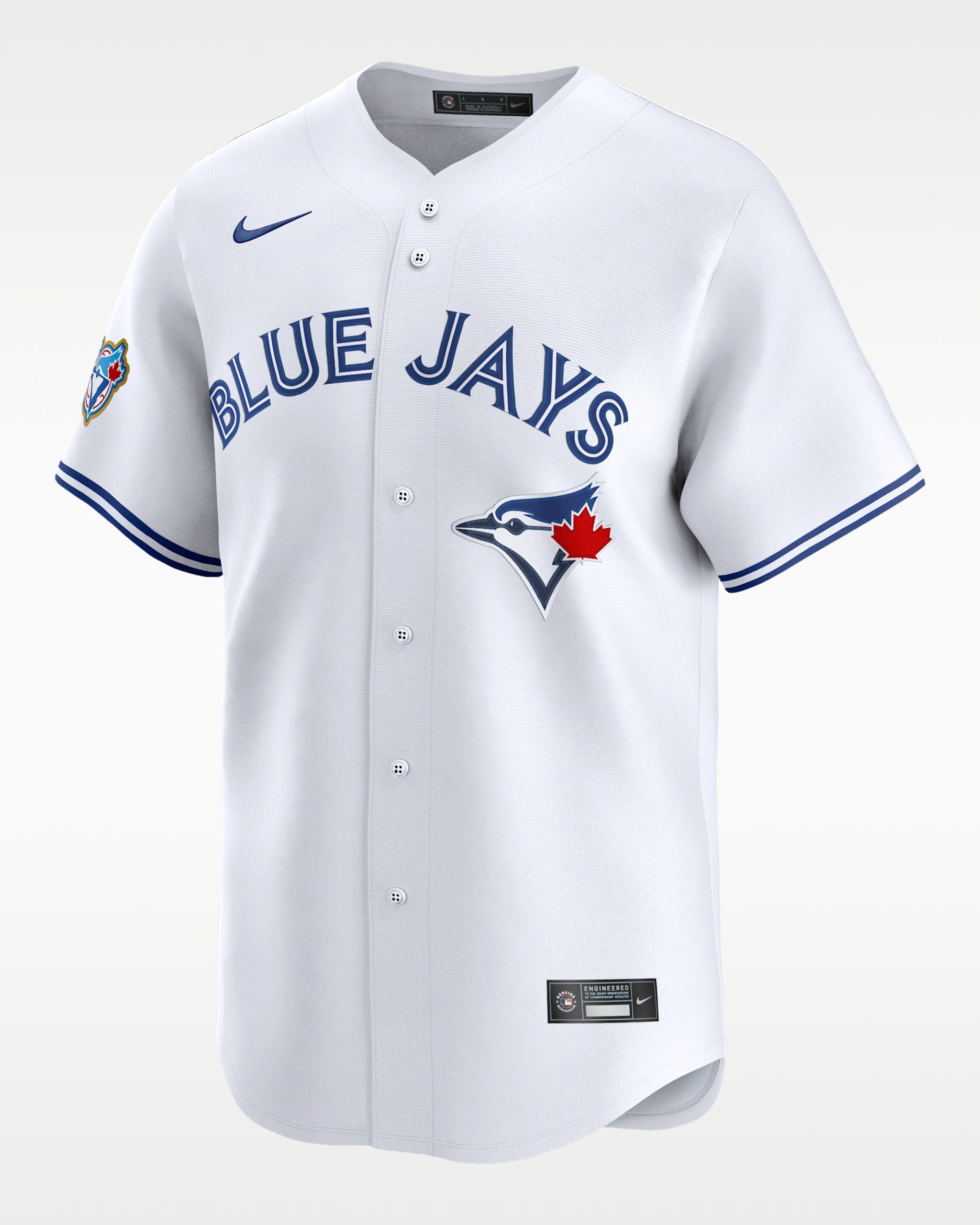 Jersey de manga corta Nike de la MLB Limited para hombre Blue Jays - Blanco