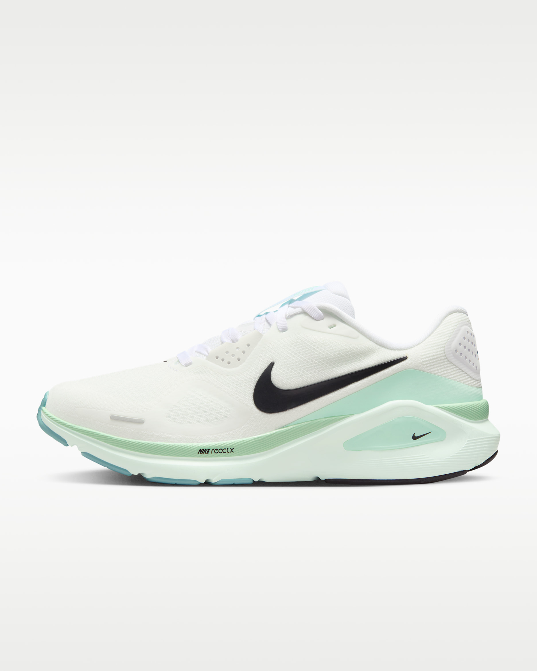 Nike Structure 26 Women's Road Running Shoes - White/Barely Green/Mint Foam/Black