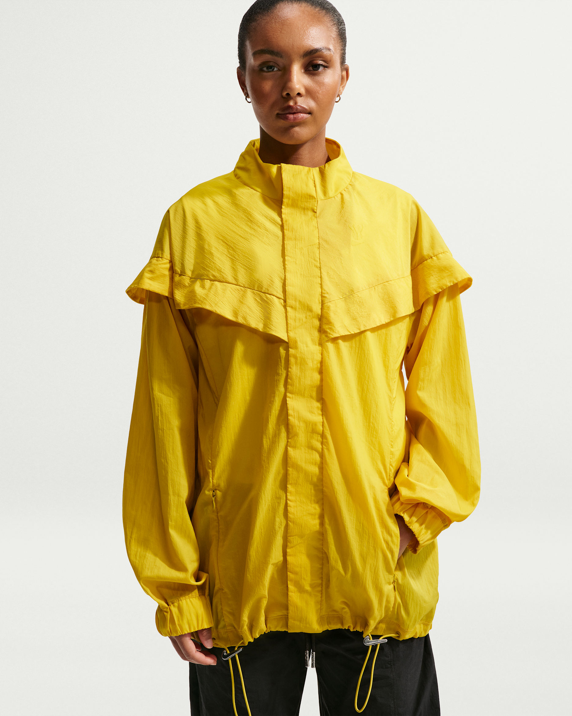 Chamarra holgada para mujer Serena Williams Design Crew - Cuarzo azafrán/Lima vital/Cuarzo azafrán