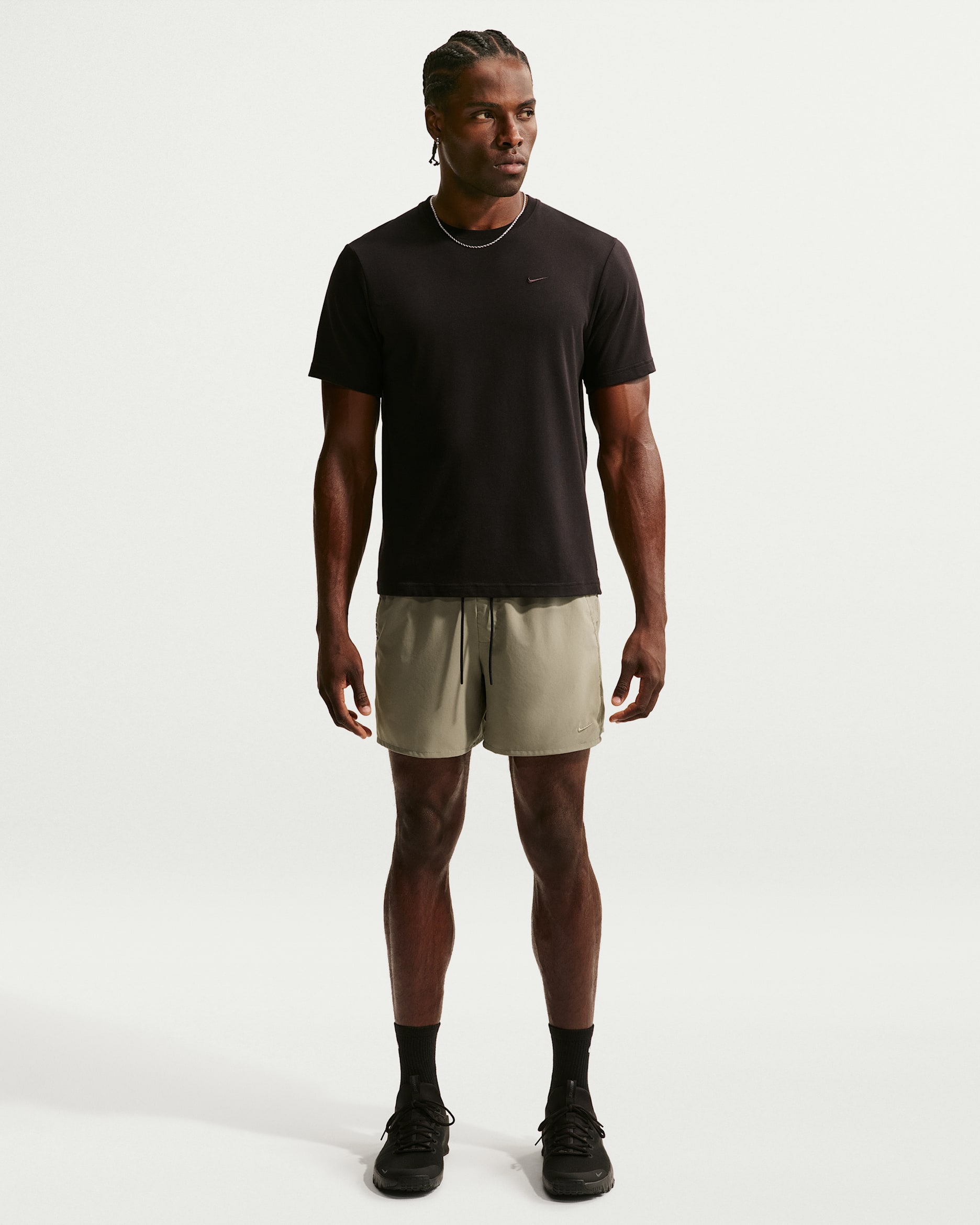 Nike Unlimited Men's Dri-FIT 5" Unlined Versatile Shorts - Light Army/Black/Light Army