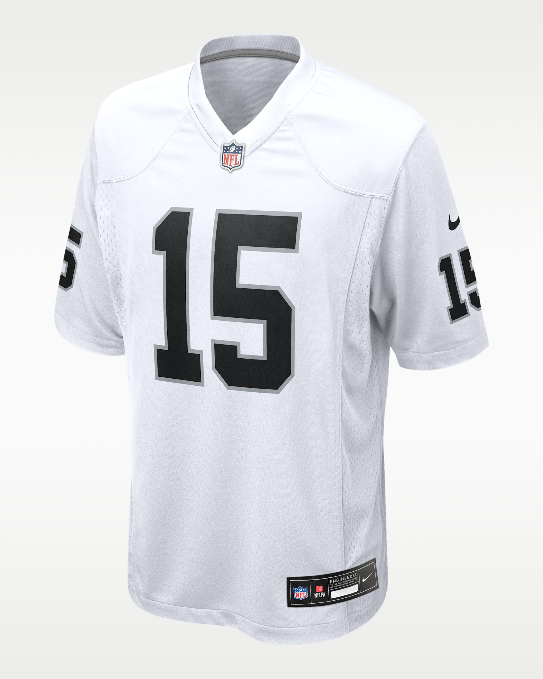 Jersey Nike de la NFL Game para hombre Fernando Mendoza Las Vegas Raiders 2026 NFL Draft First Round Pick - Blanco