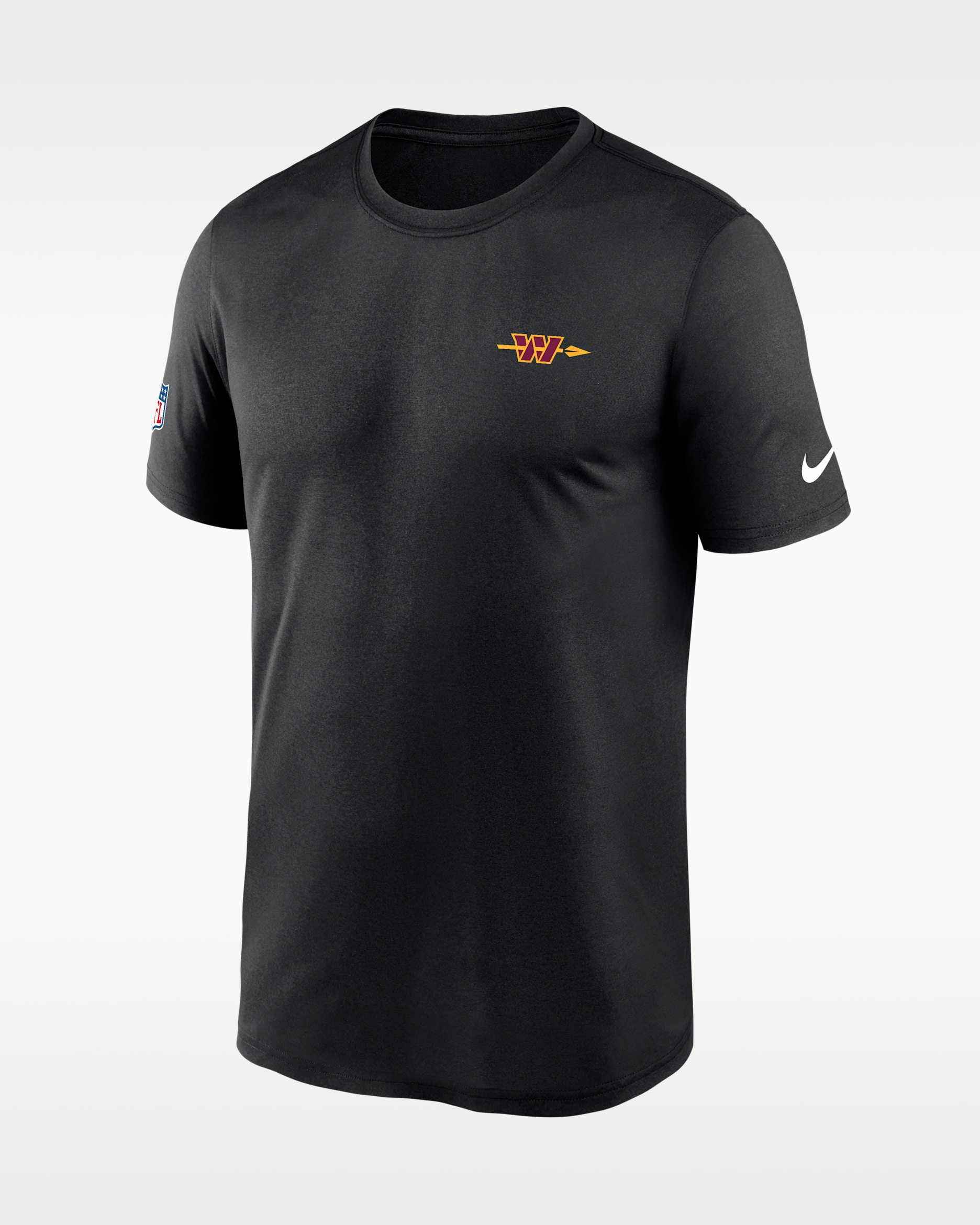 Washington Commanders Alt Legend Small Logo Men's Nike Dri-FIT NFL T-Shirt - Black