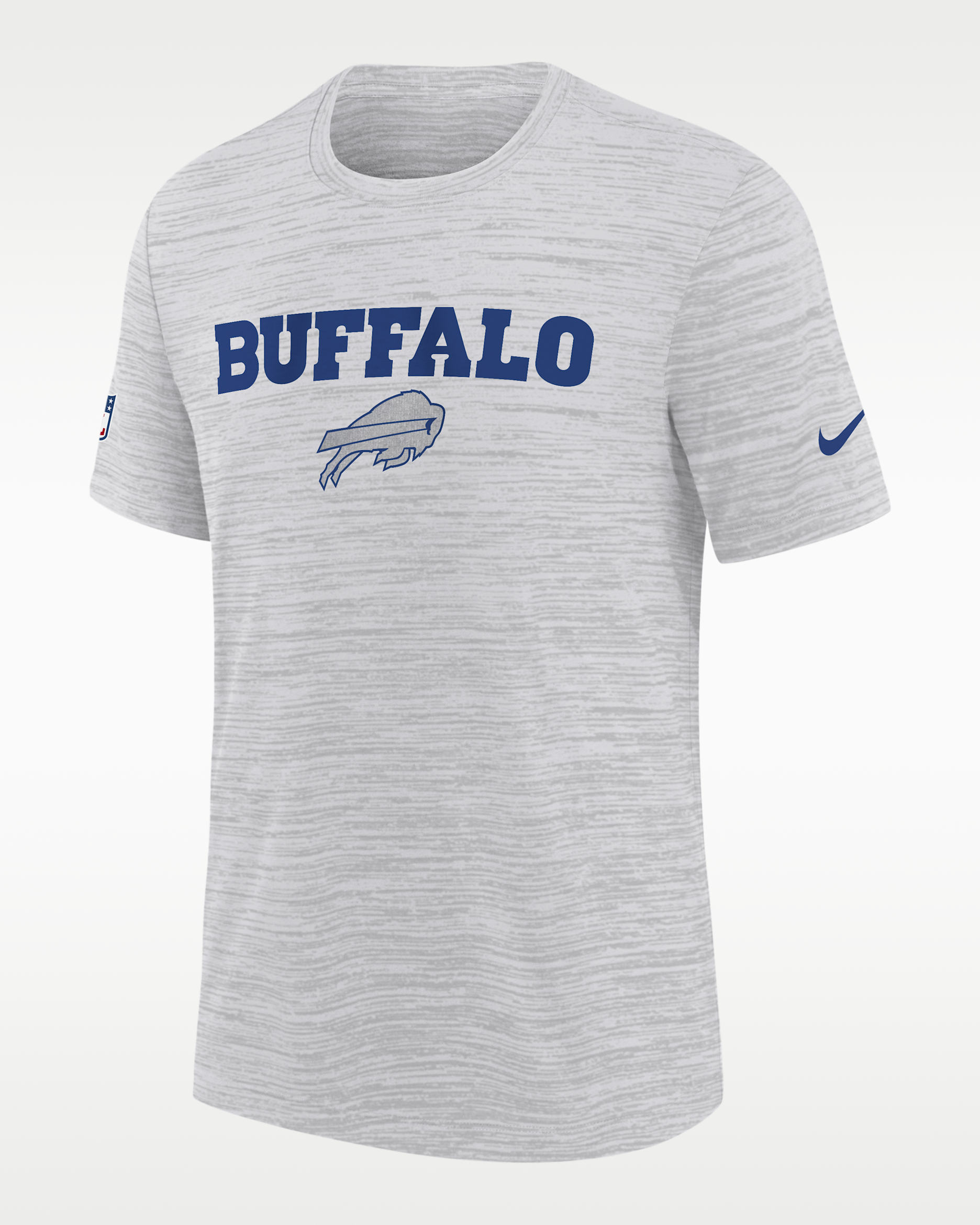 Buffalo Bills Rivalry Sideline Velocity Big Kids' Nike Dri-FIT NFL T-Shirt - White