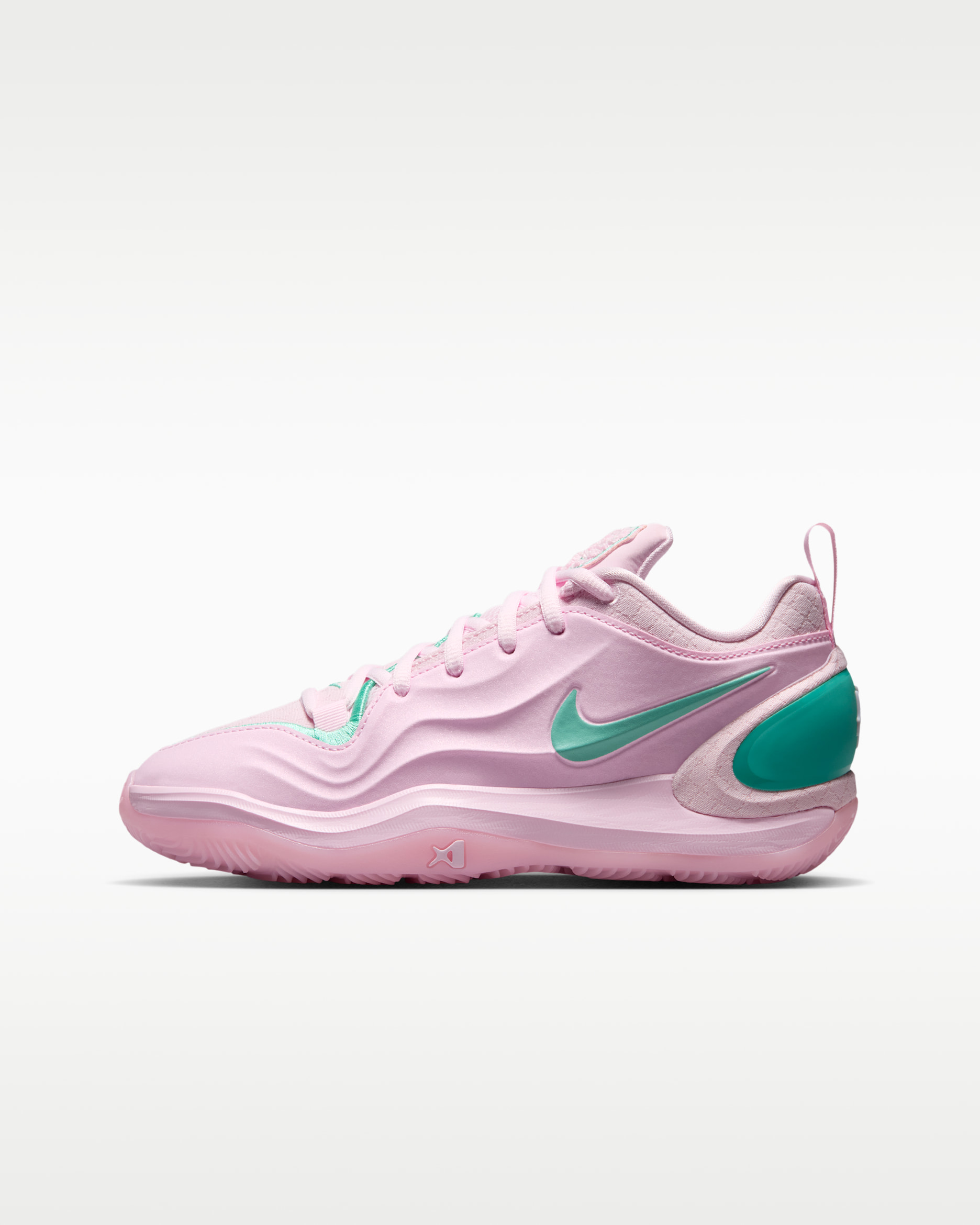 Tenis de básquetbol para niños talla grande A'Two - Espuma rosa/Menta claro
