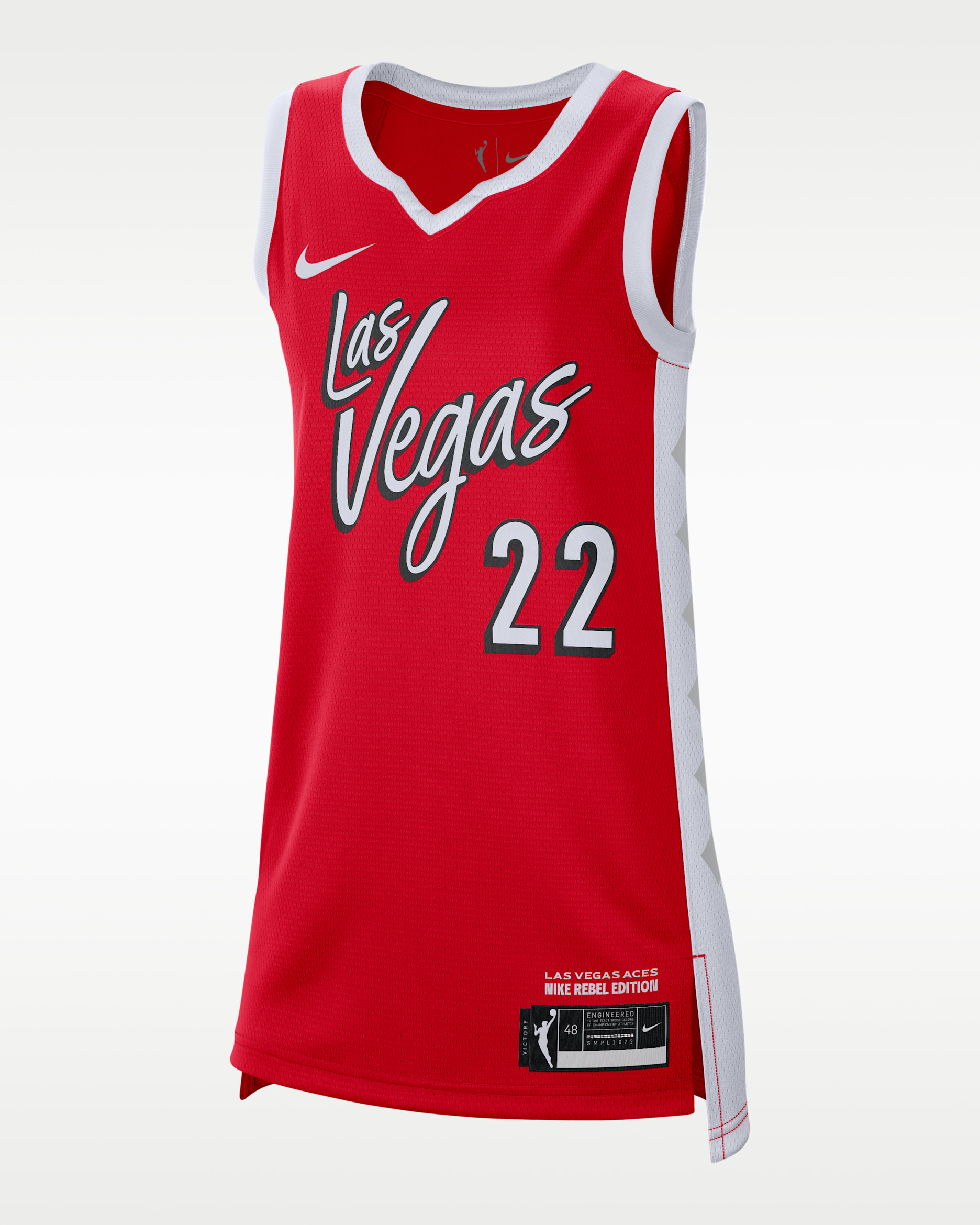 Maillot Nike Dri-FIT WNBA Victory A'ja Wilson Las Vegas Aces - University Red
