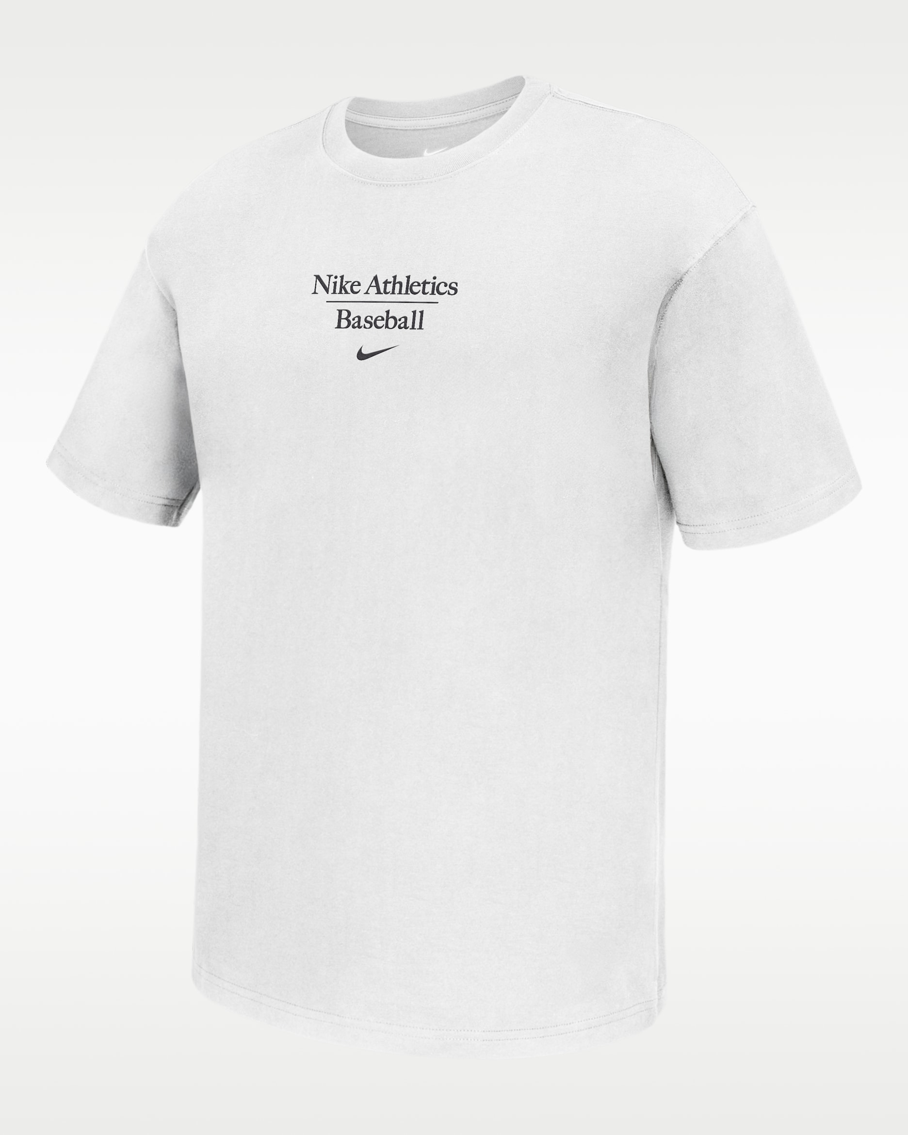 Playera de béisbol Max90 para hombre Nike Swoosh - Blanco