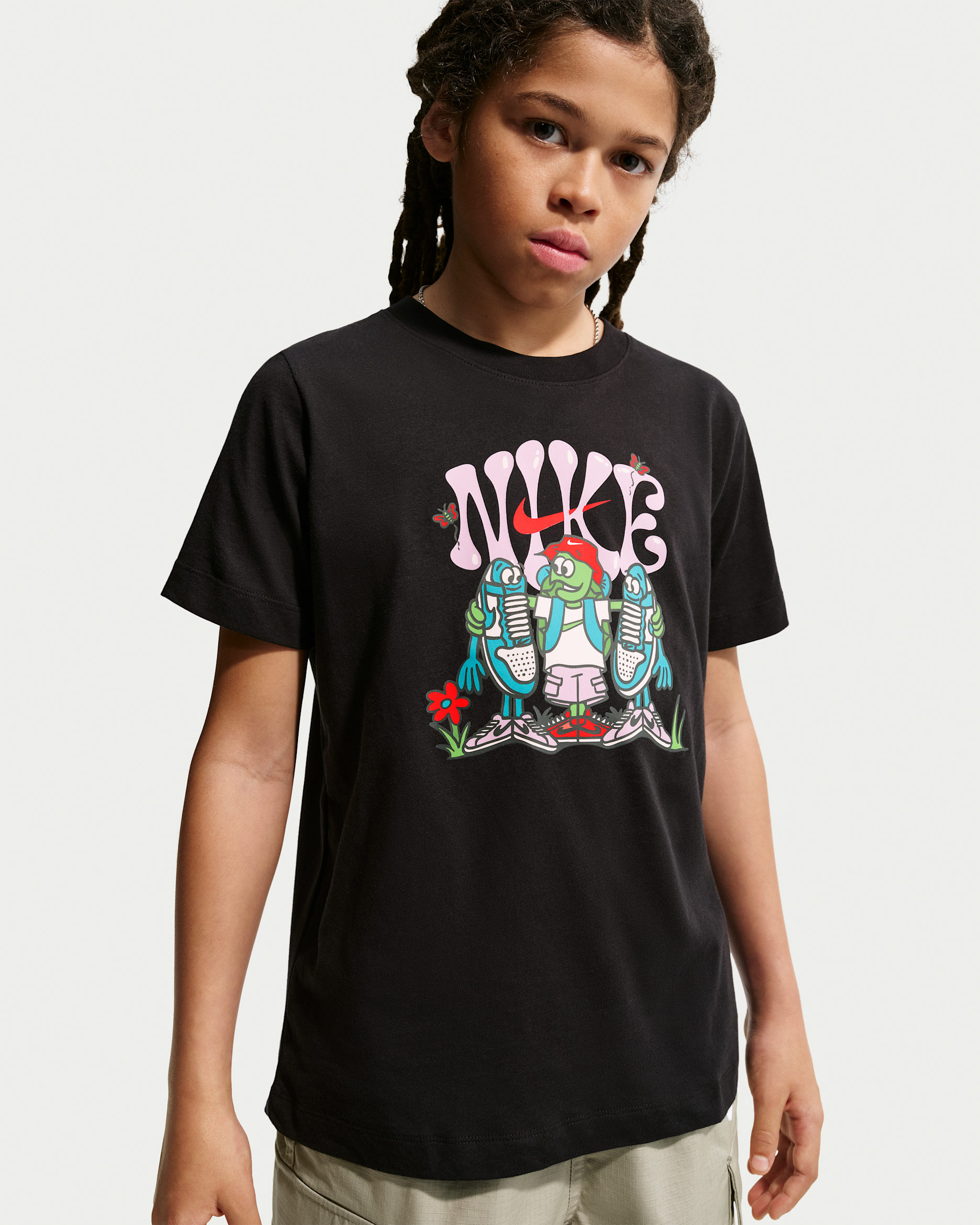 Nike Sportswear Older Kids' T-Shirt - Black