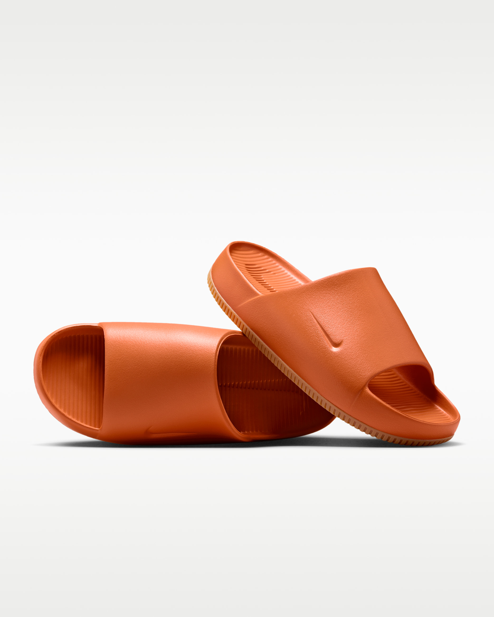 Chanclas para hombre Nike Calm - Naranja fogata/Marrón medio goma/Naranja fogata