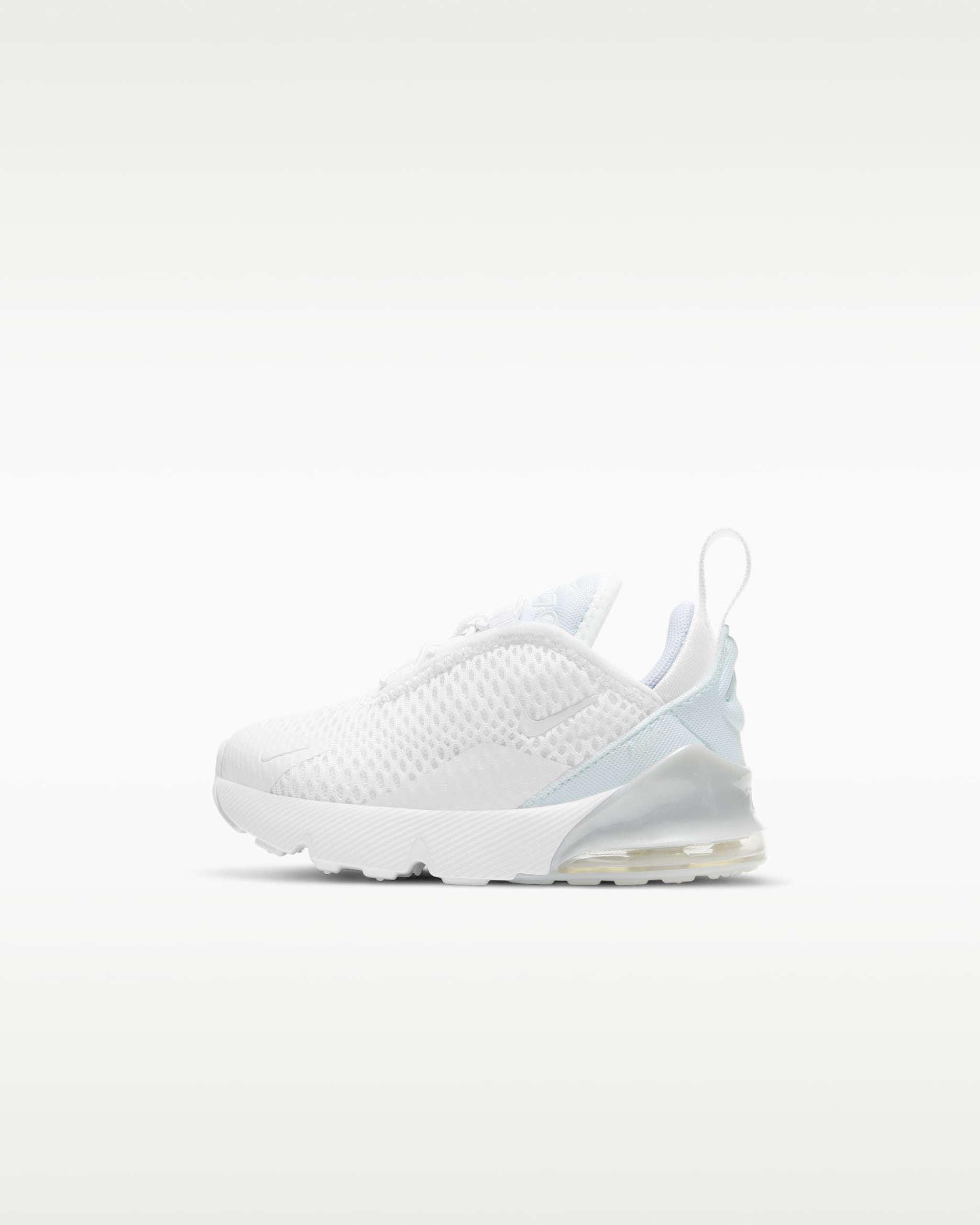 Nike Air Max 270 Baby/Toddler Shoe - White/Metallic Silver/White
