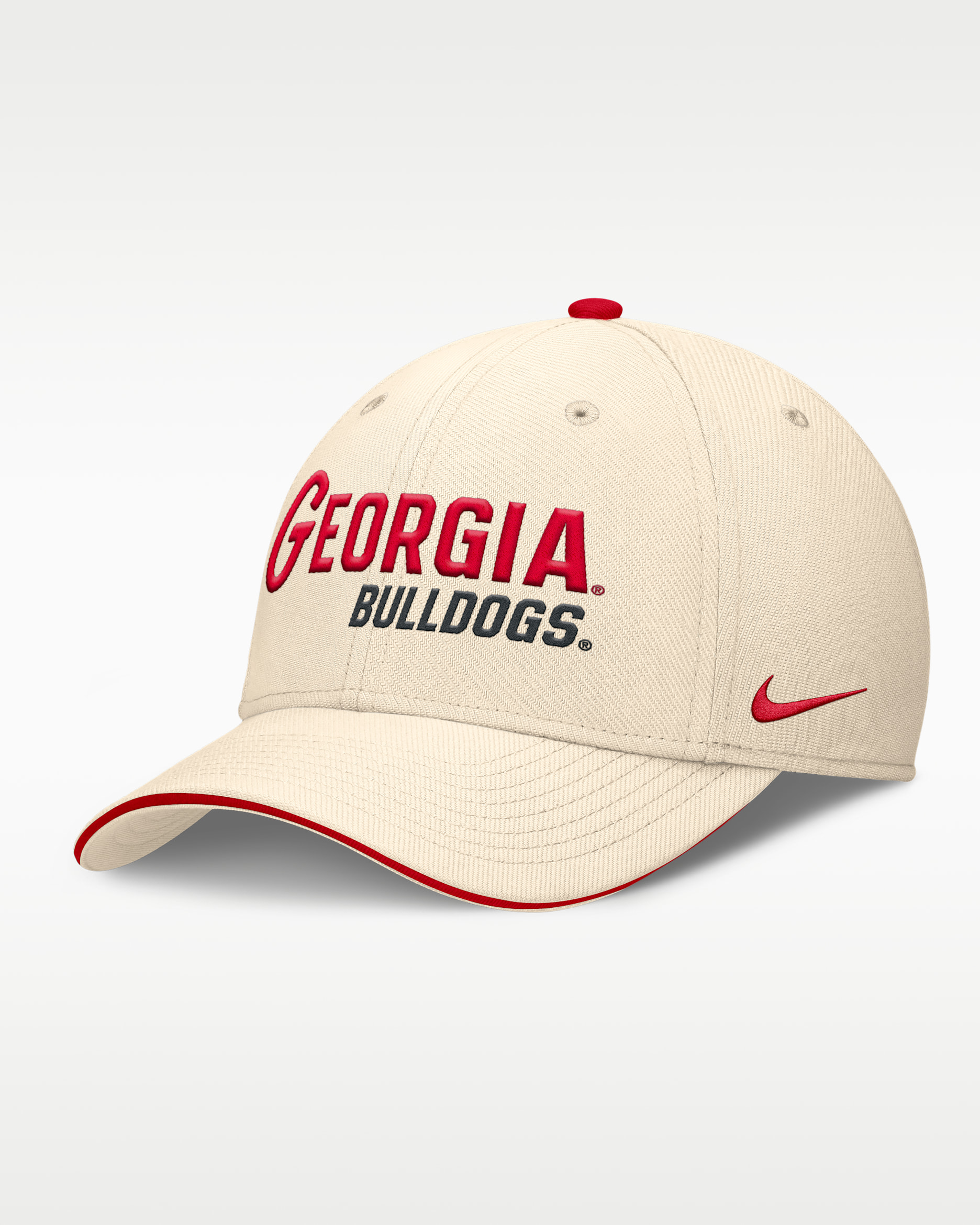 Georgia Primetime Men's Nike Dri-FIT College Hat - Natural