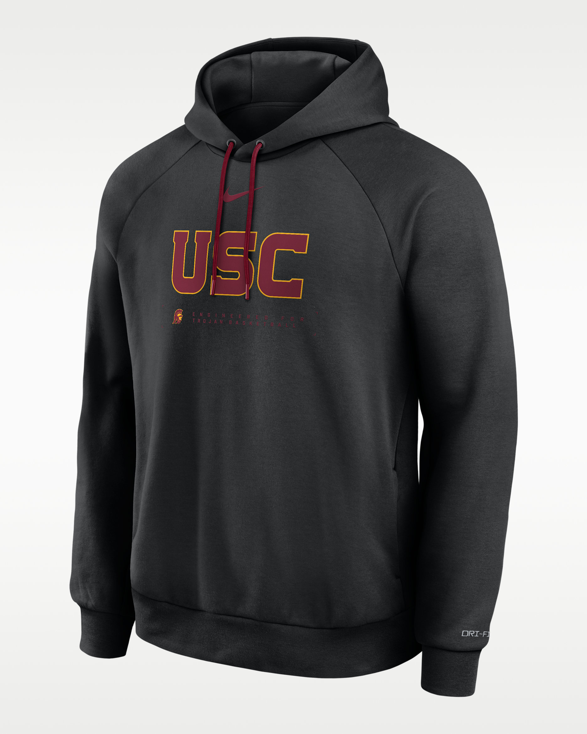USC Courtside Basketball Practice Men's Nike Dri-FIT Pullover Hoodie - Black