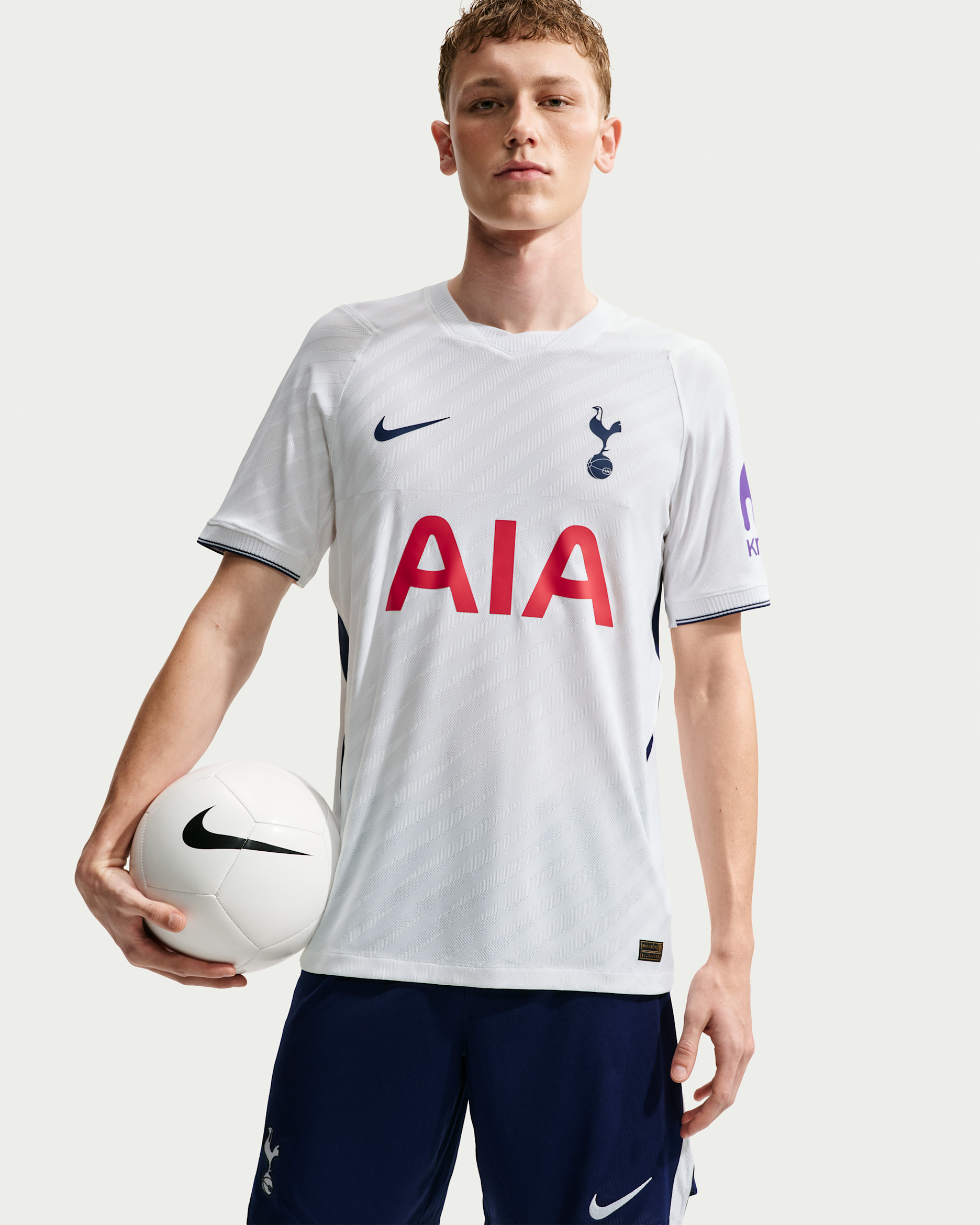 Tottenham Hotspur 2026/27 Match Home Nike Aero-FIT authentisches Fußballtrikot (Herren) - Weiß/Binary Blue/Binary Blue