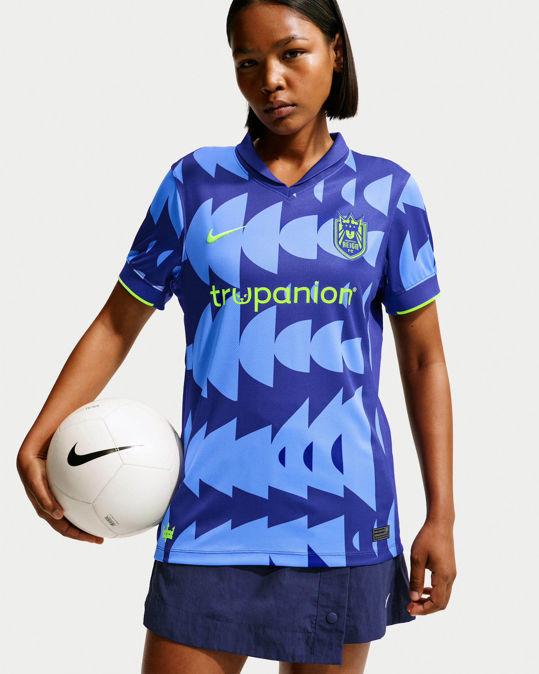 Jersey Nike Dri-FIT de la NWSL Replica para mujer Seattle Reign FC Stadium Away - Royal pulso