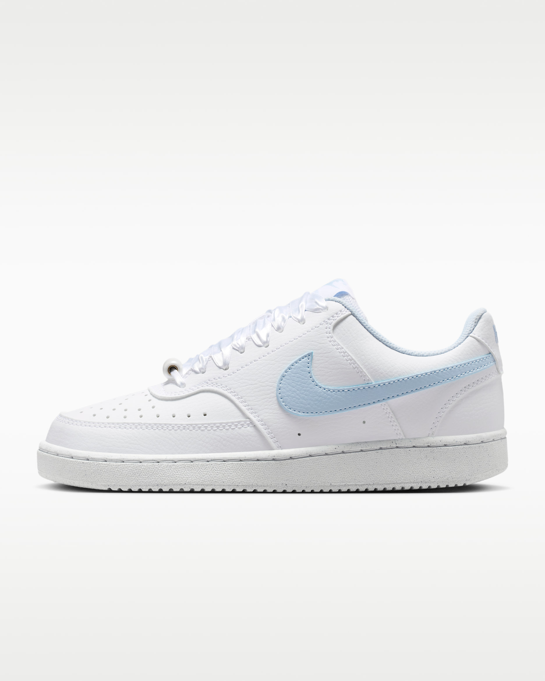 Nike Court Vision Low Schuh (Damen) - Weiß/Hydrogen Blue
