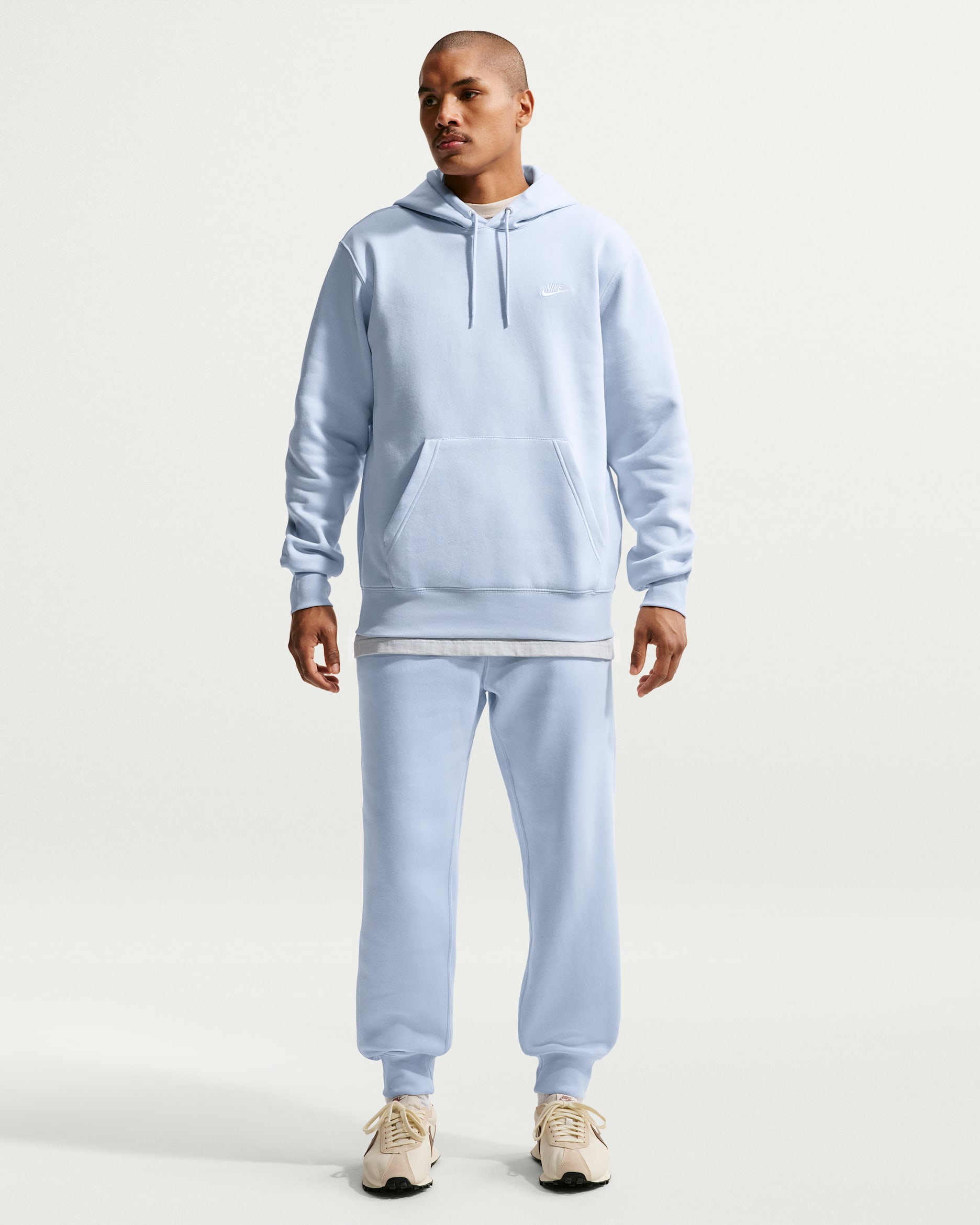 Nike Club joggingbroek voor heren - Hydrogen Blue/Hydrogen Blue/Wit