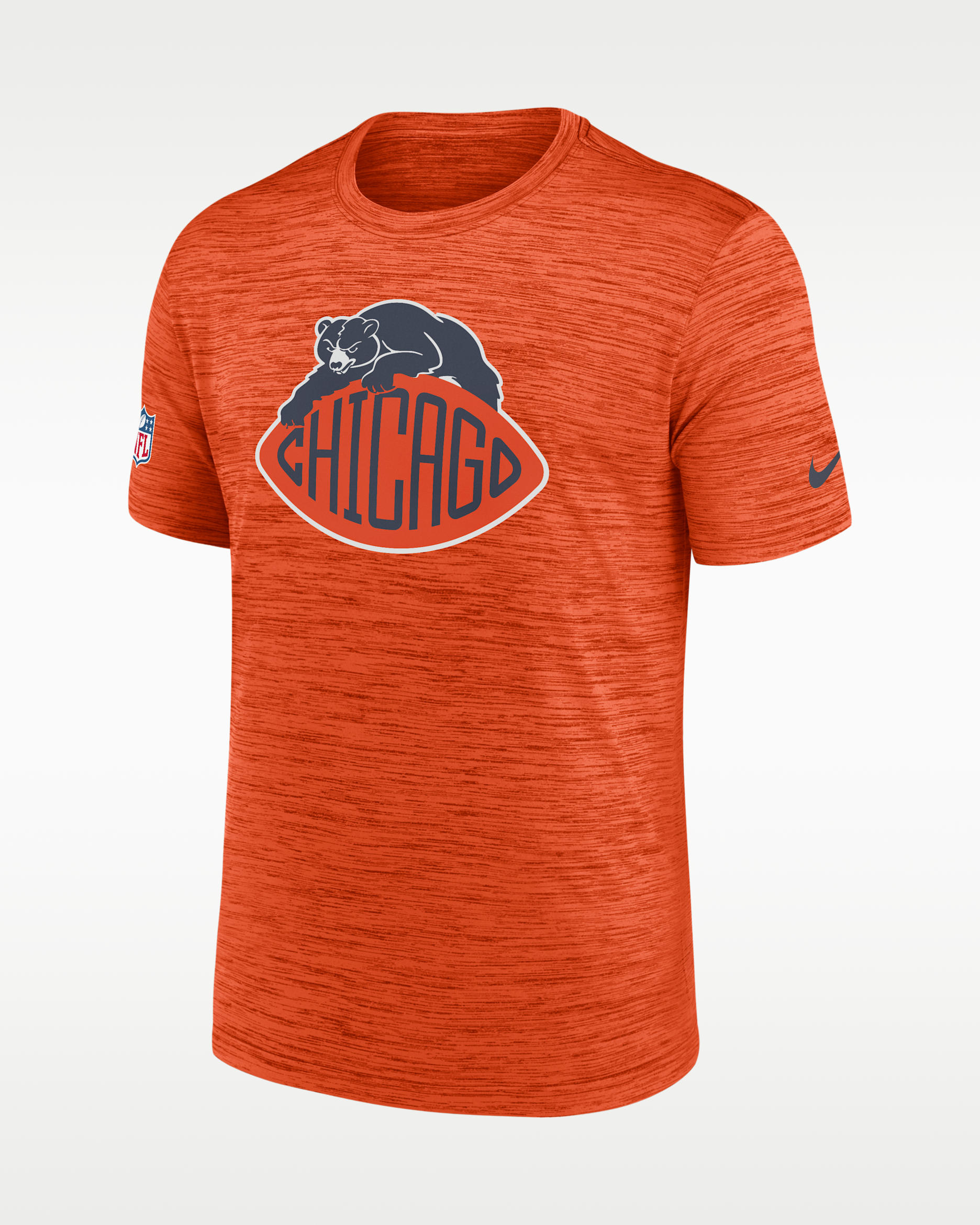Chicago Bears Rivalries Collection Sideline Velocity Men's Nike Dri-FIT NFL T-Shirt - Orange