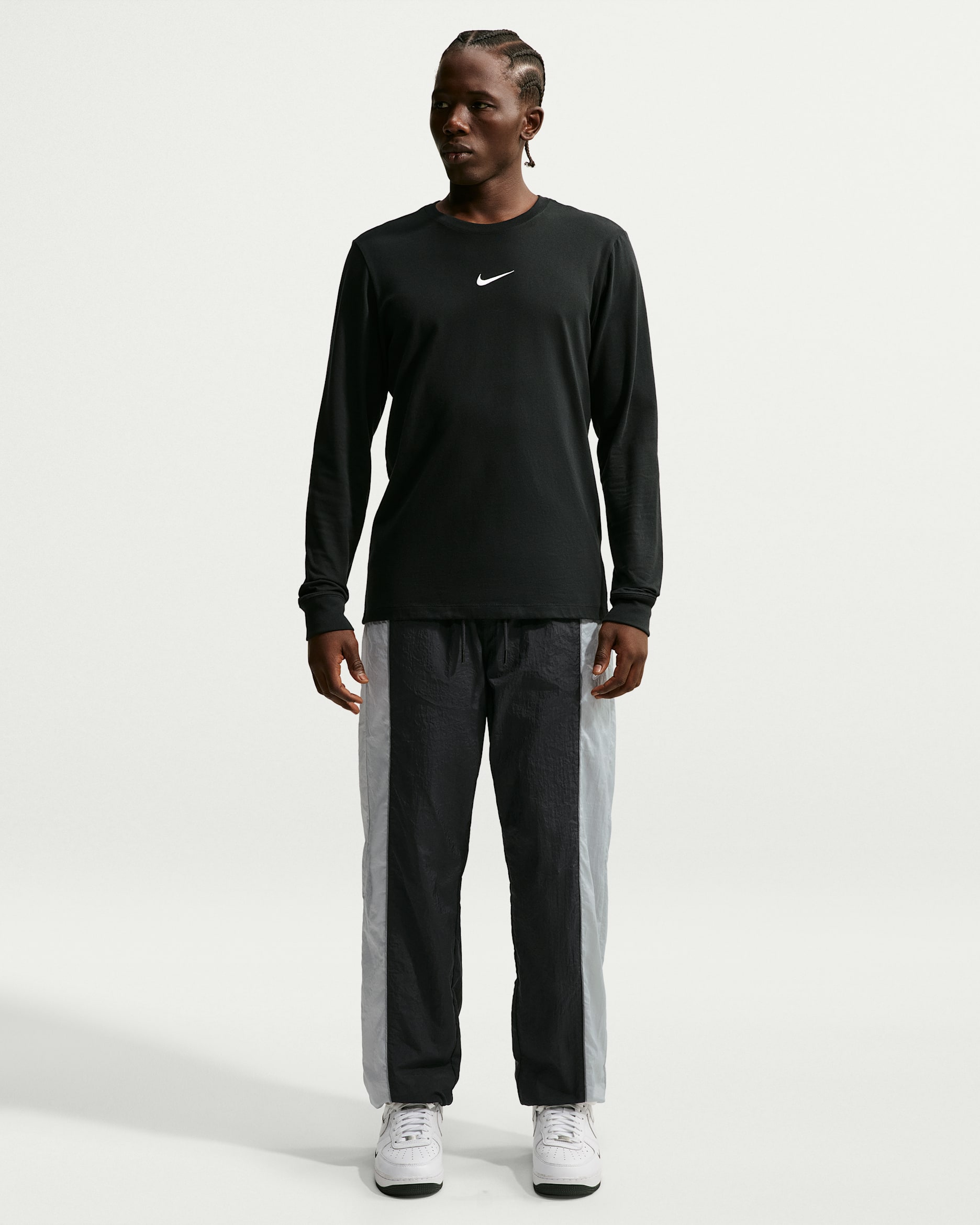 Pantalon de basket Nike pour homme - Noir/Light Smoke Grey/Smoke Grey/Blanc