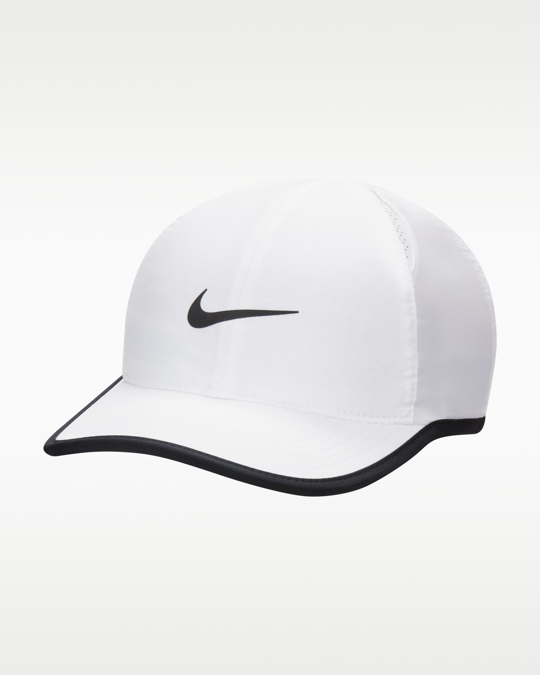 Nike Dri-FIT Club Kids' Unstructured Featherlight Cap - White/Black/Black