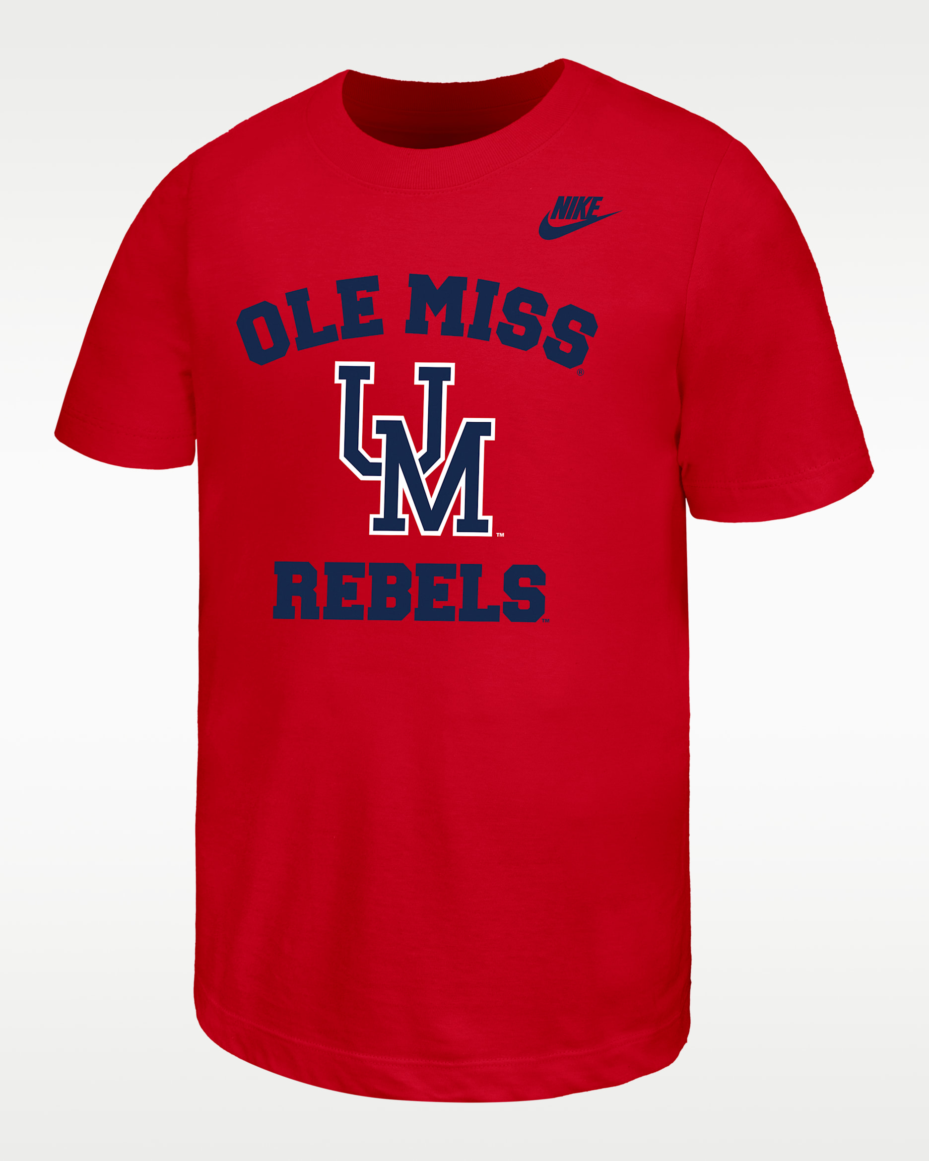 Ole Miss Rebels Big Kids' Nike Football T-Shirt - University Red