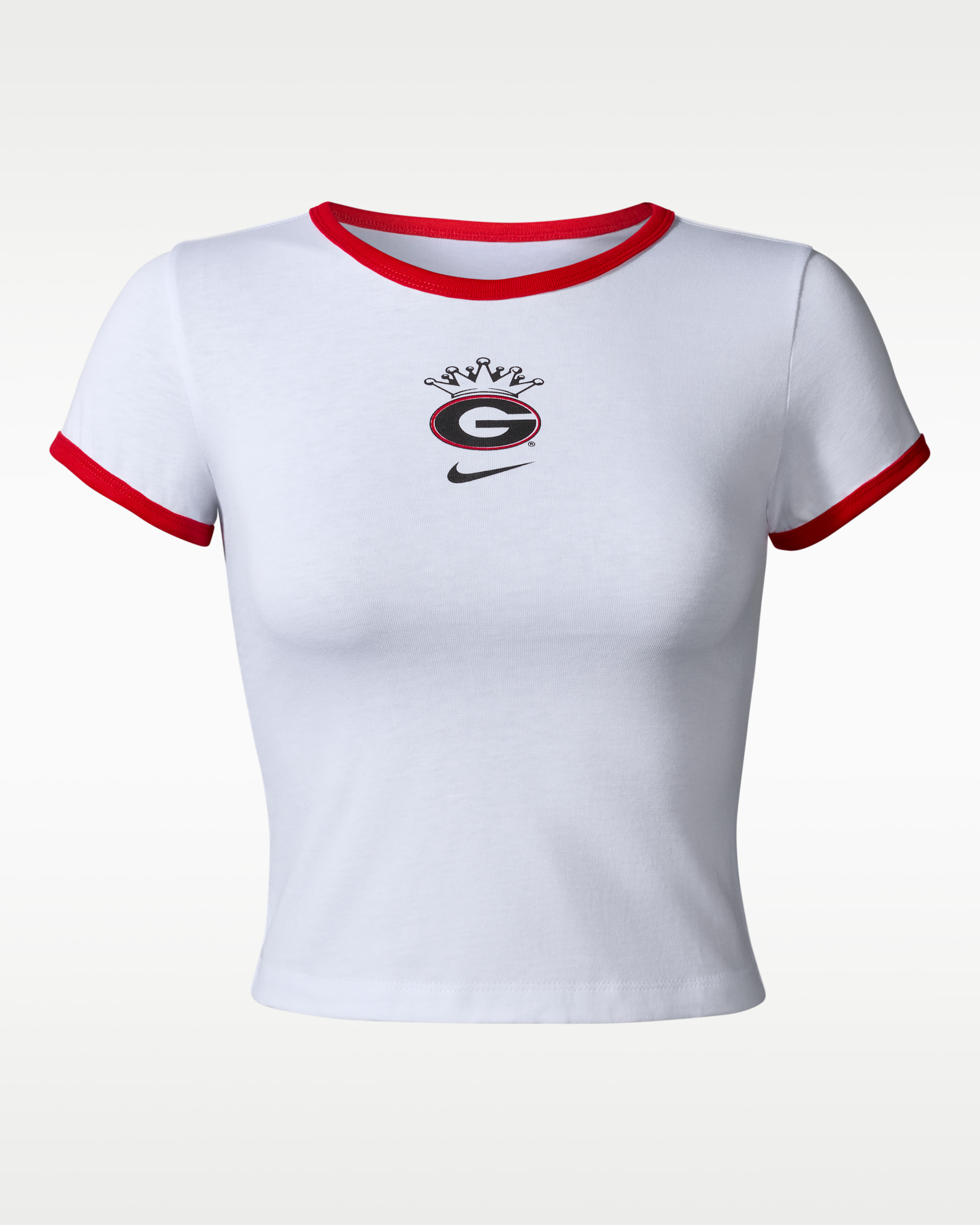 Womens Baby Tee Nike x UGA x Outkast - White