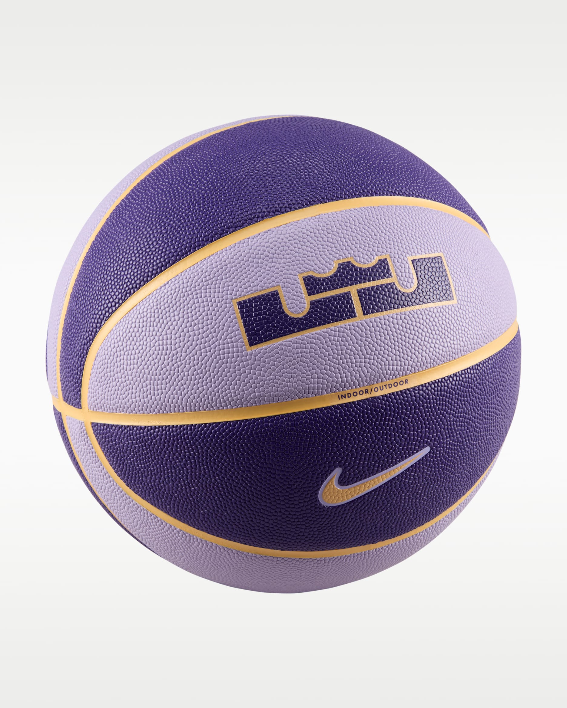 Balón de básquetbol LeBron All Court 8P - Hortensias/Oro celestial