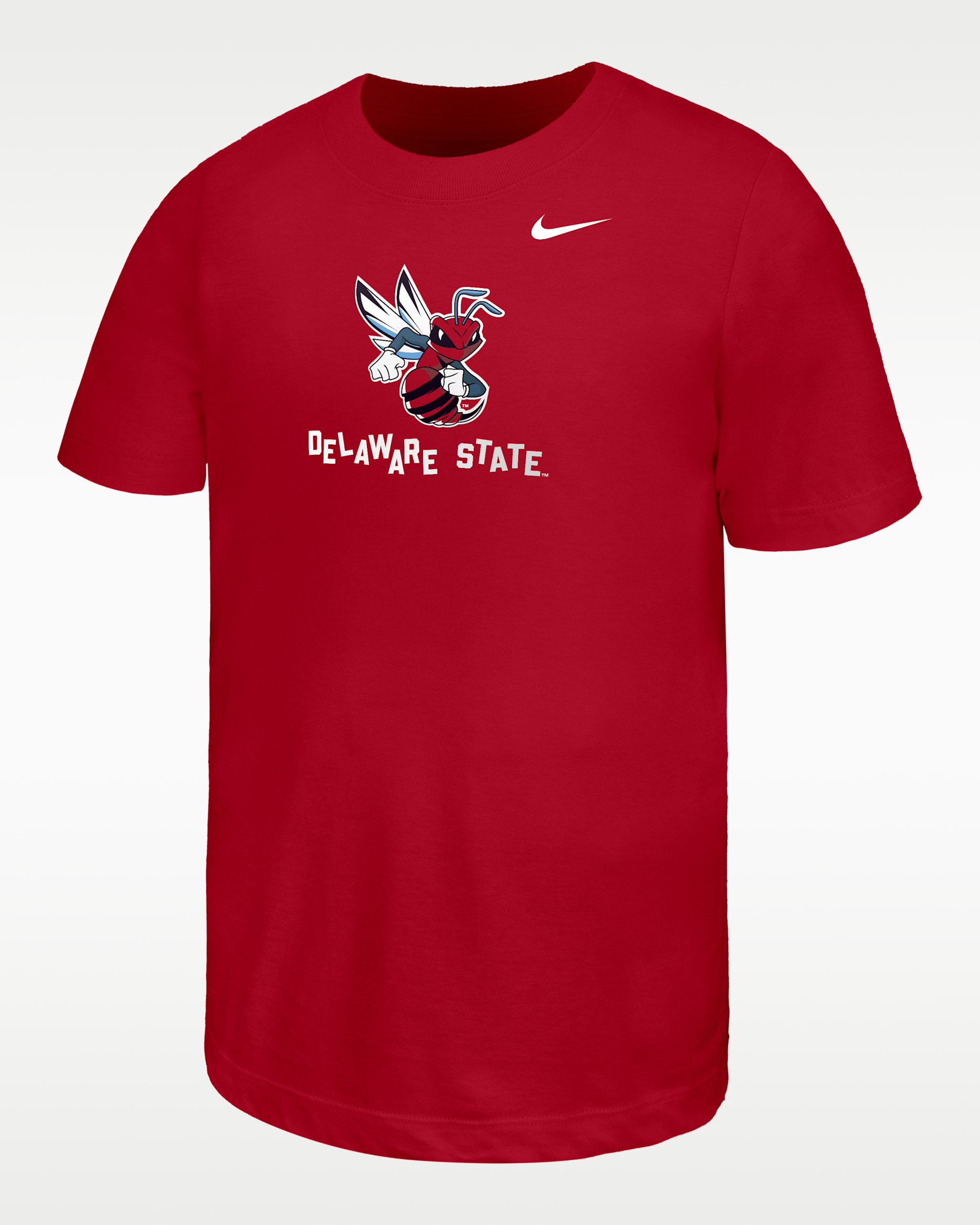 Nike College (Delaware State) Big Kids' Short-Sleeve T-Shirt - University Red