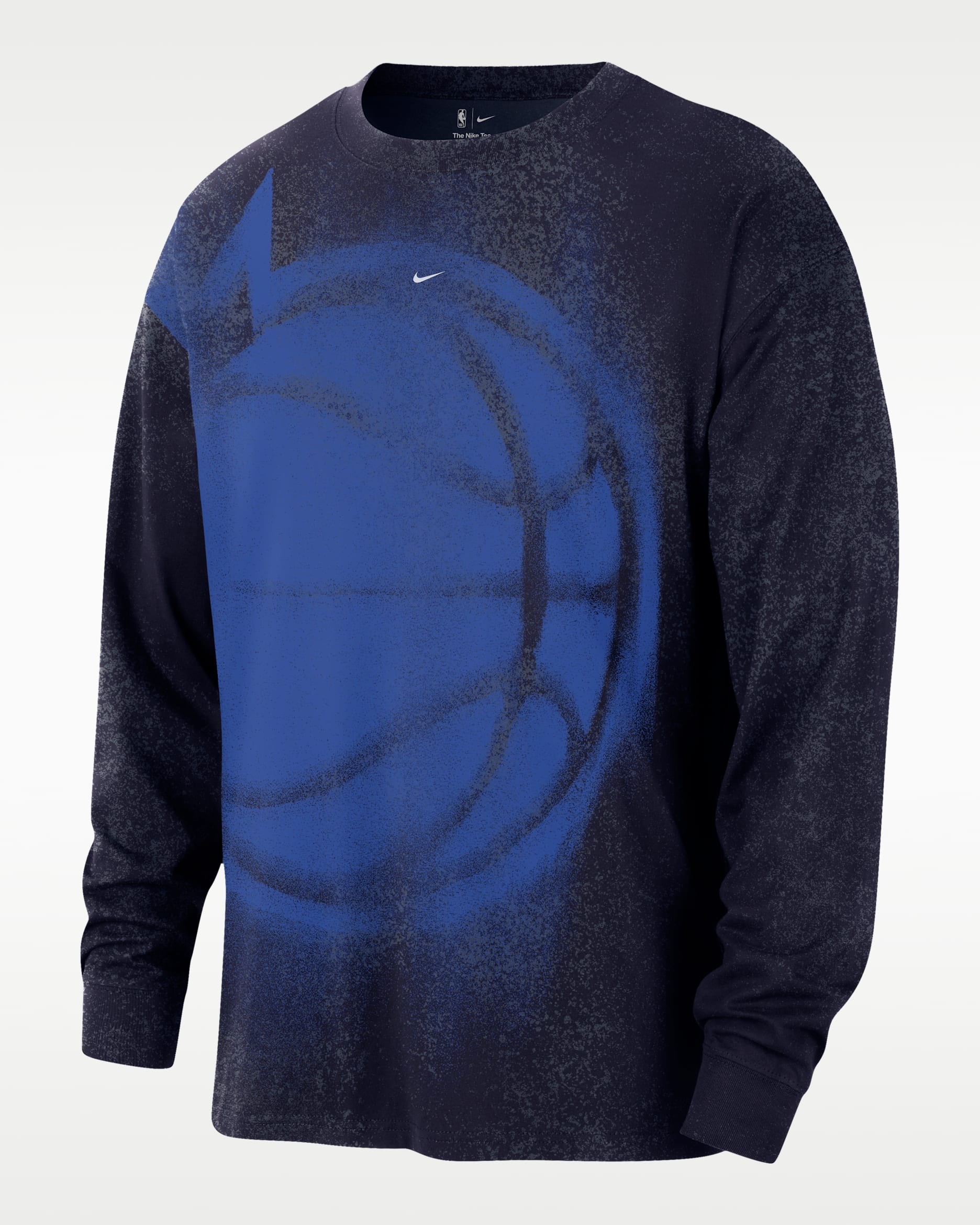Orlando Magic Essential Anthem Men's Long-Sleeve Basketball T-Shirt - College Navy