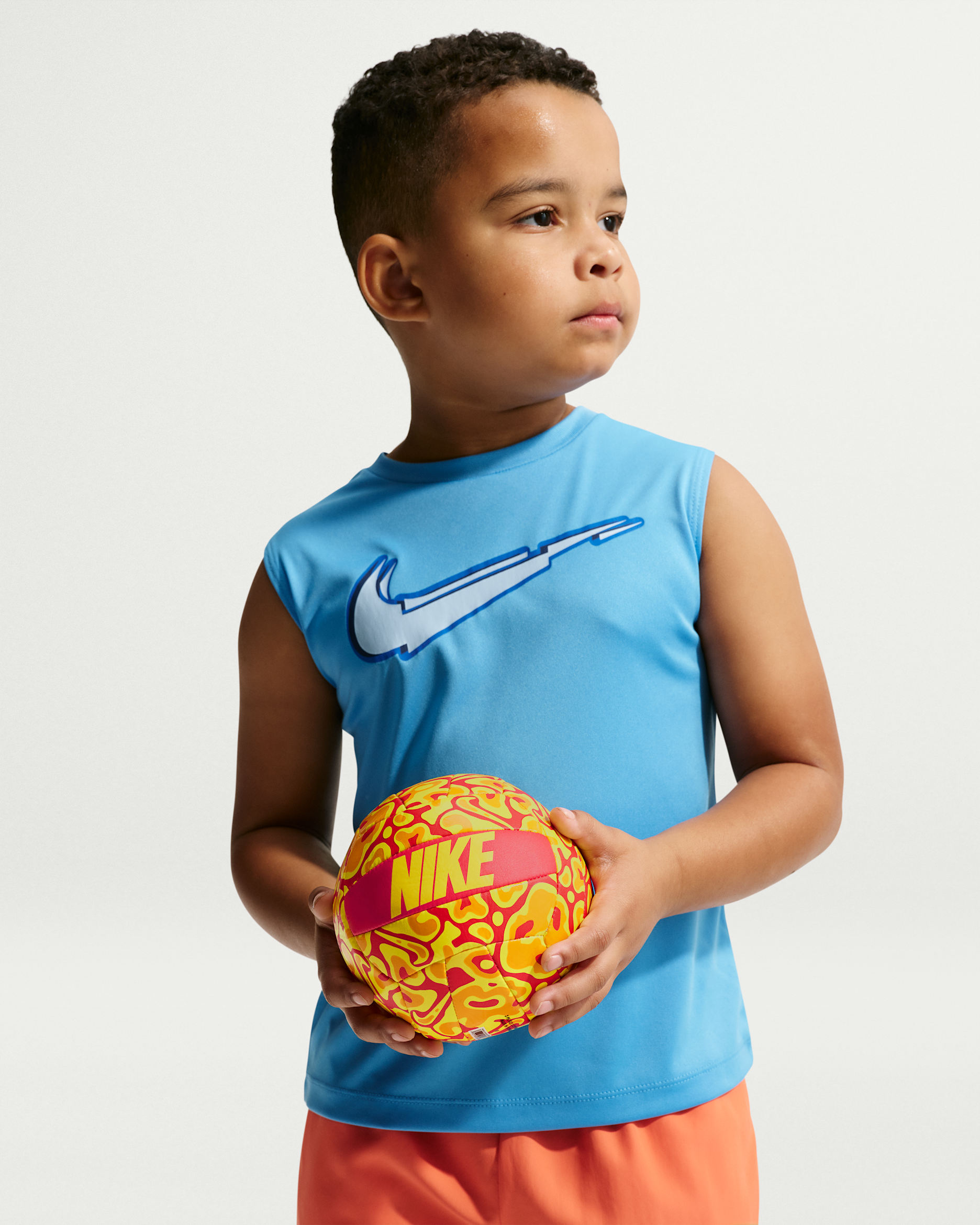 Nike Mini Volleyball - Lemon Venom/Sundial/Siren Red