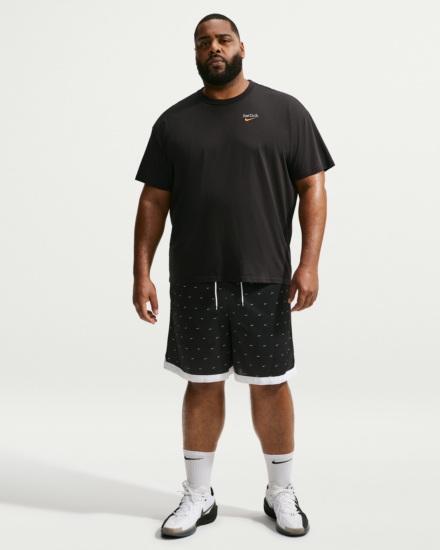 Nike DNA Access Men's Dri-FIT 8" Basketball Shorts - Black/White