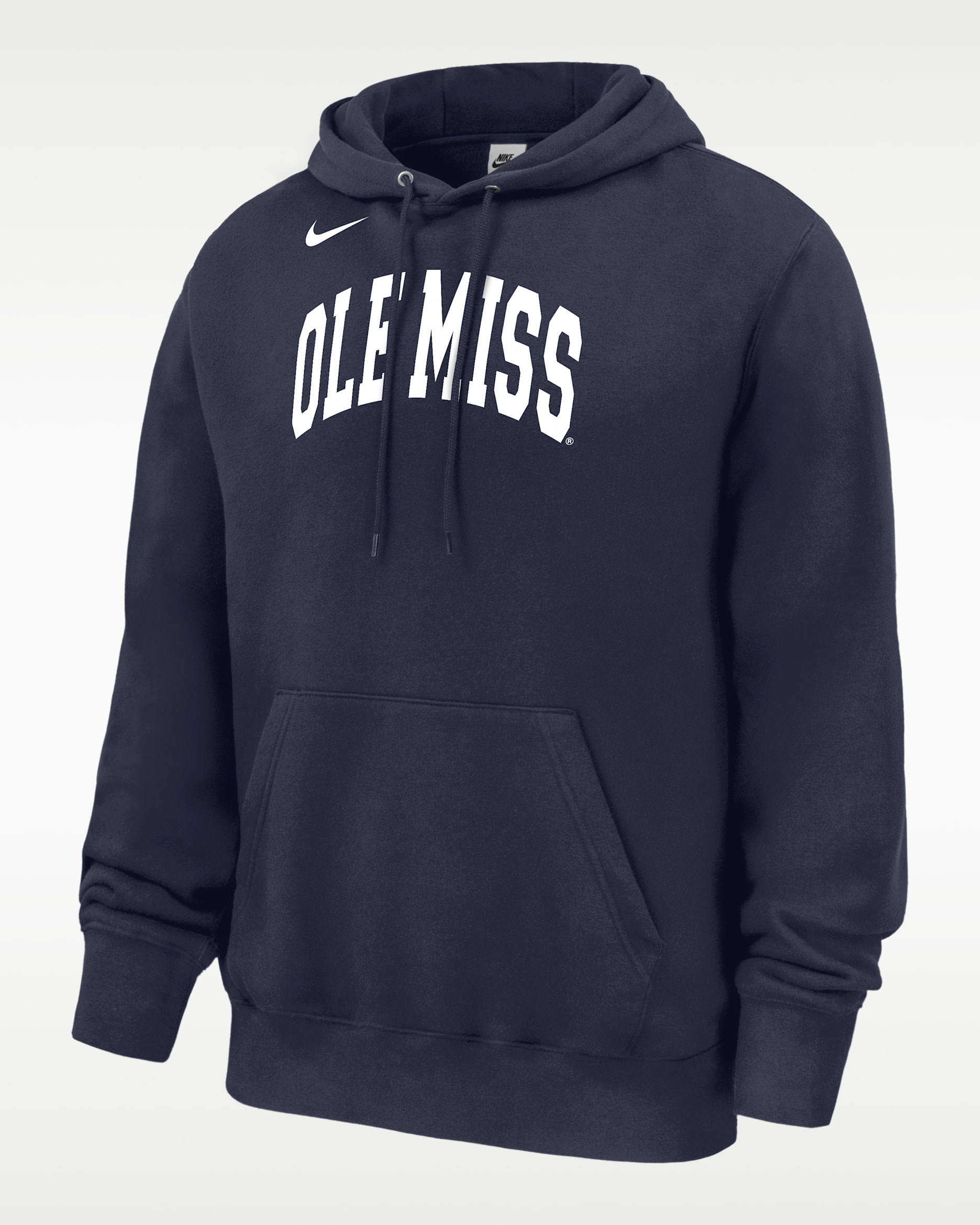 Ole Miss Rebels Men's Nike Hoodie - College Navy/White/White