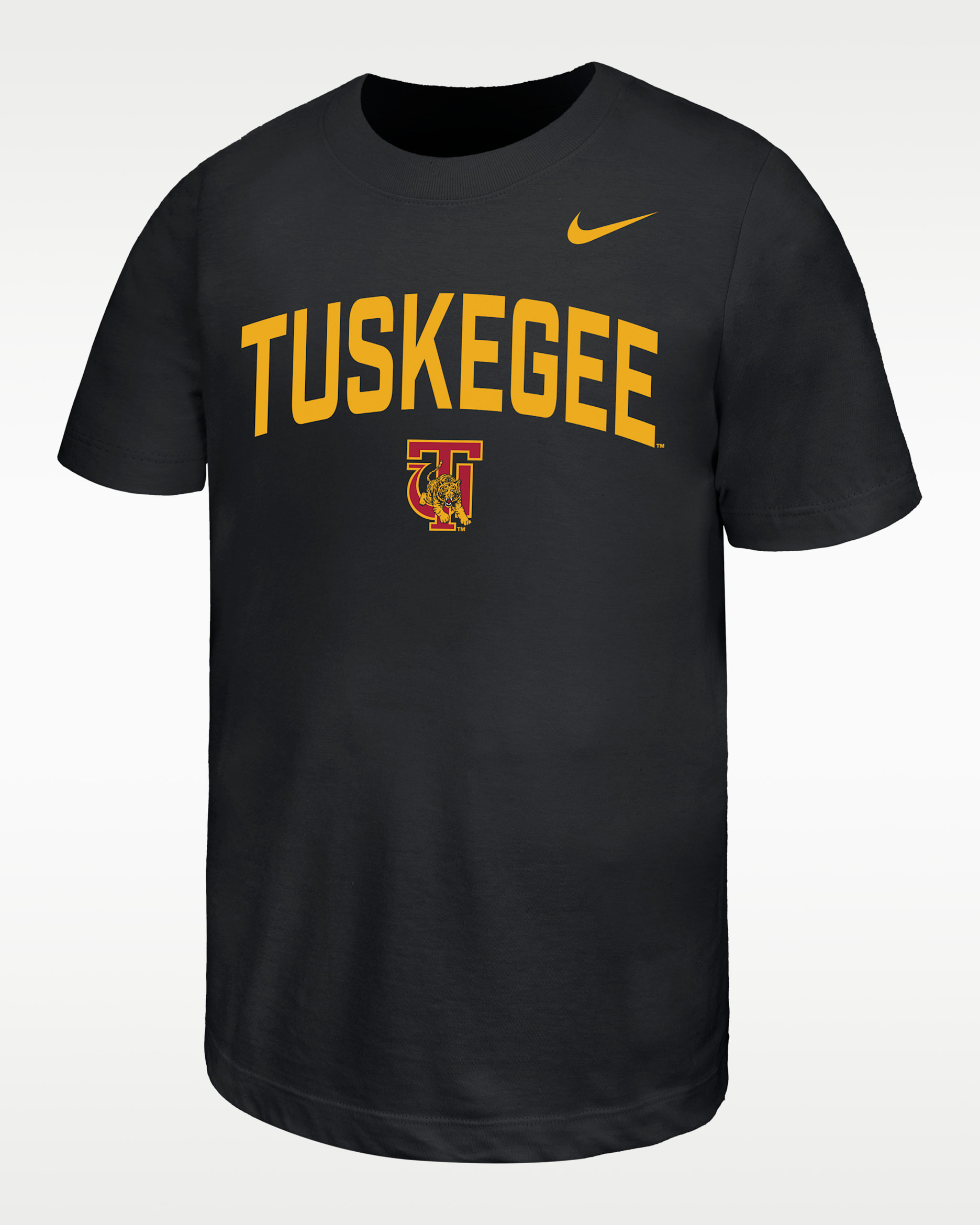 Nike College (Tuskegee University) Big Kids' Short-Sleeve T-Shirt - Black