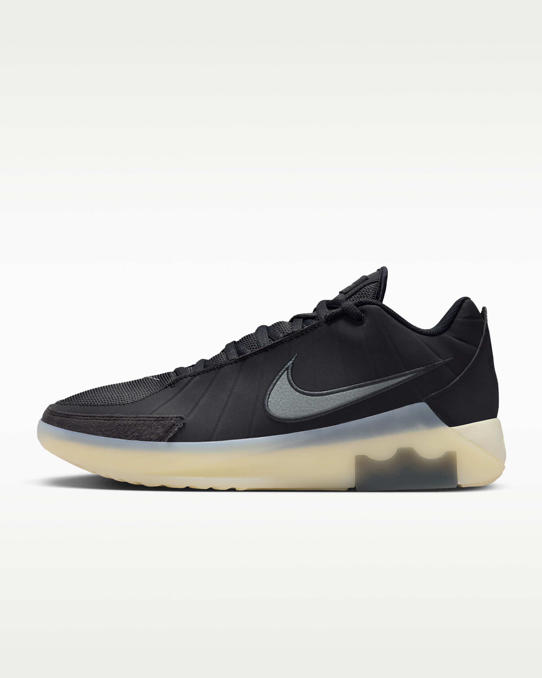LeBron Witness 9 Basketball Shoes - Black/Coconut Milk/Iron Grey