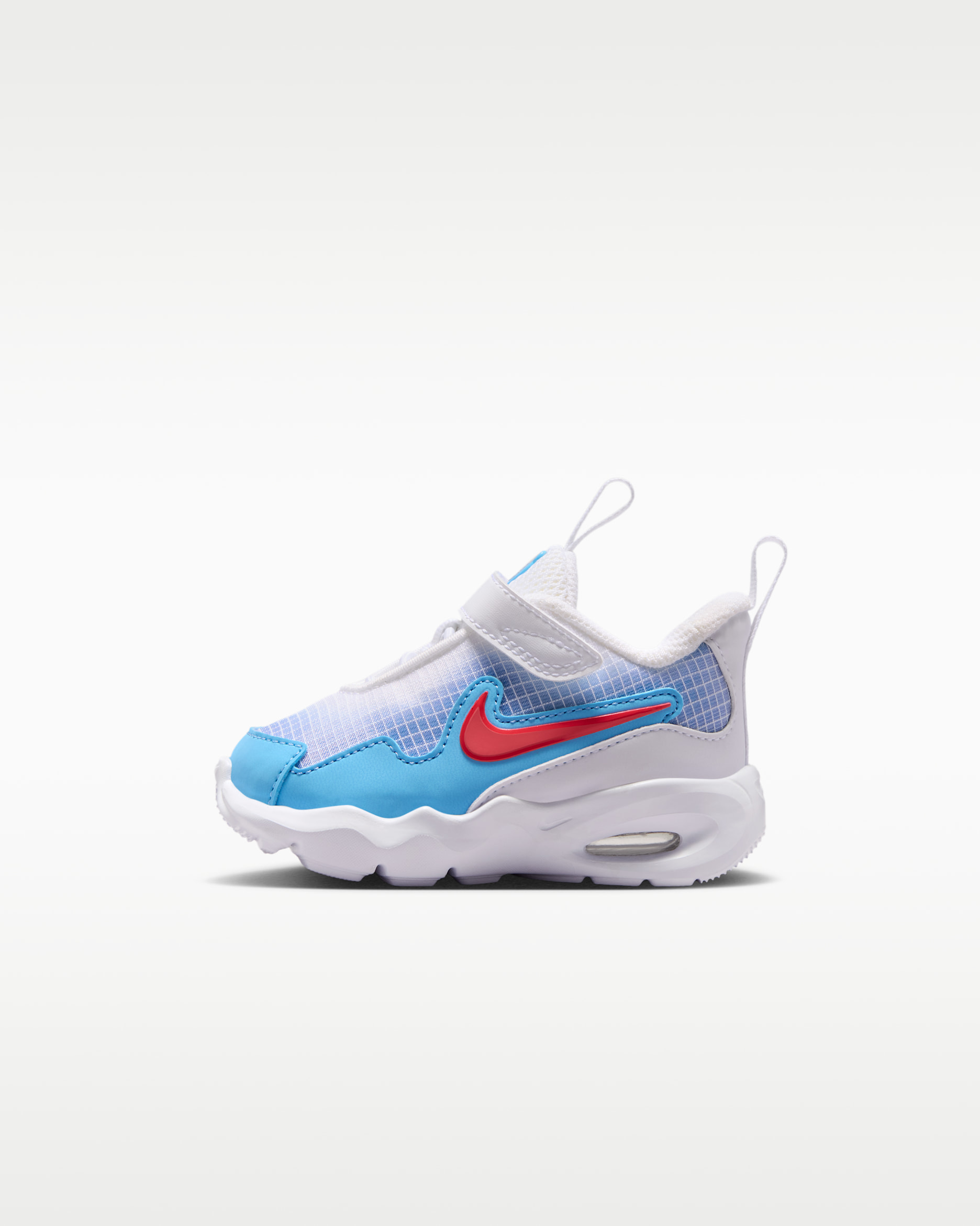 Nike Air Max Nova Baby/Toddler Shoes - White/Aurora Blue/Football Blue/Fusion Red