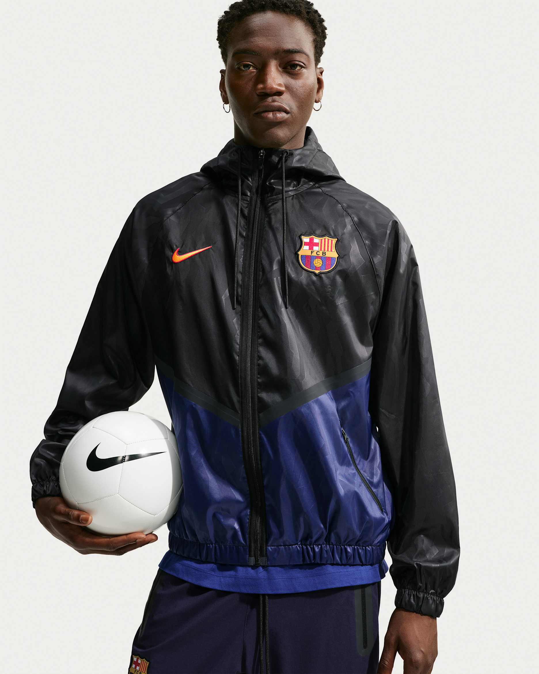 Tercera equipación FC Barcelona Chaqueta de fútbol Anthem Nike - Hombre - Negro/Loyal Blue/University Gold