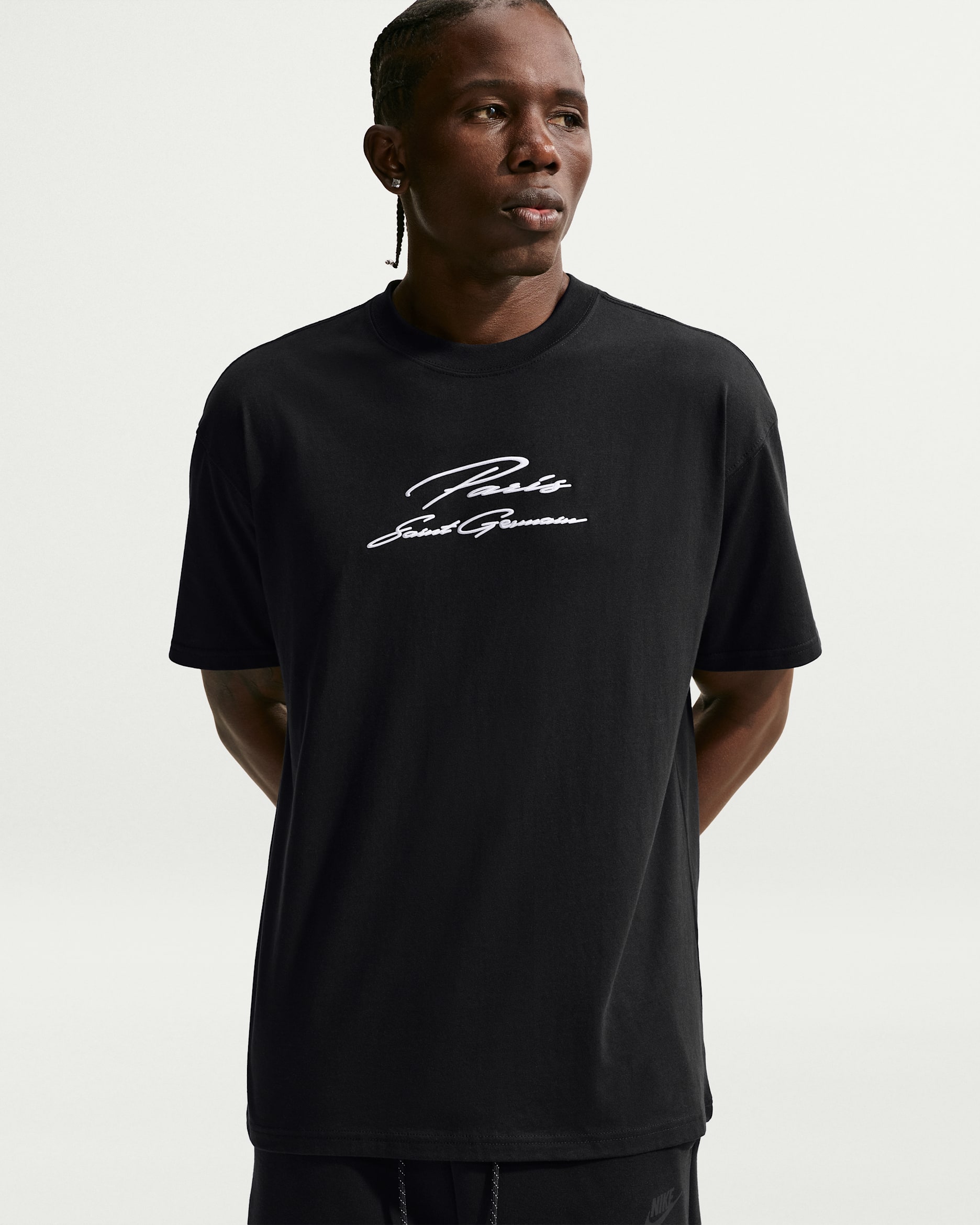 Paris Saint-Germain Premium Men's Nike Soccer T-Shirt - Black