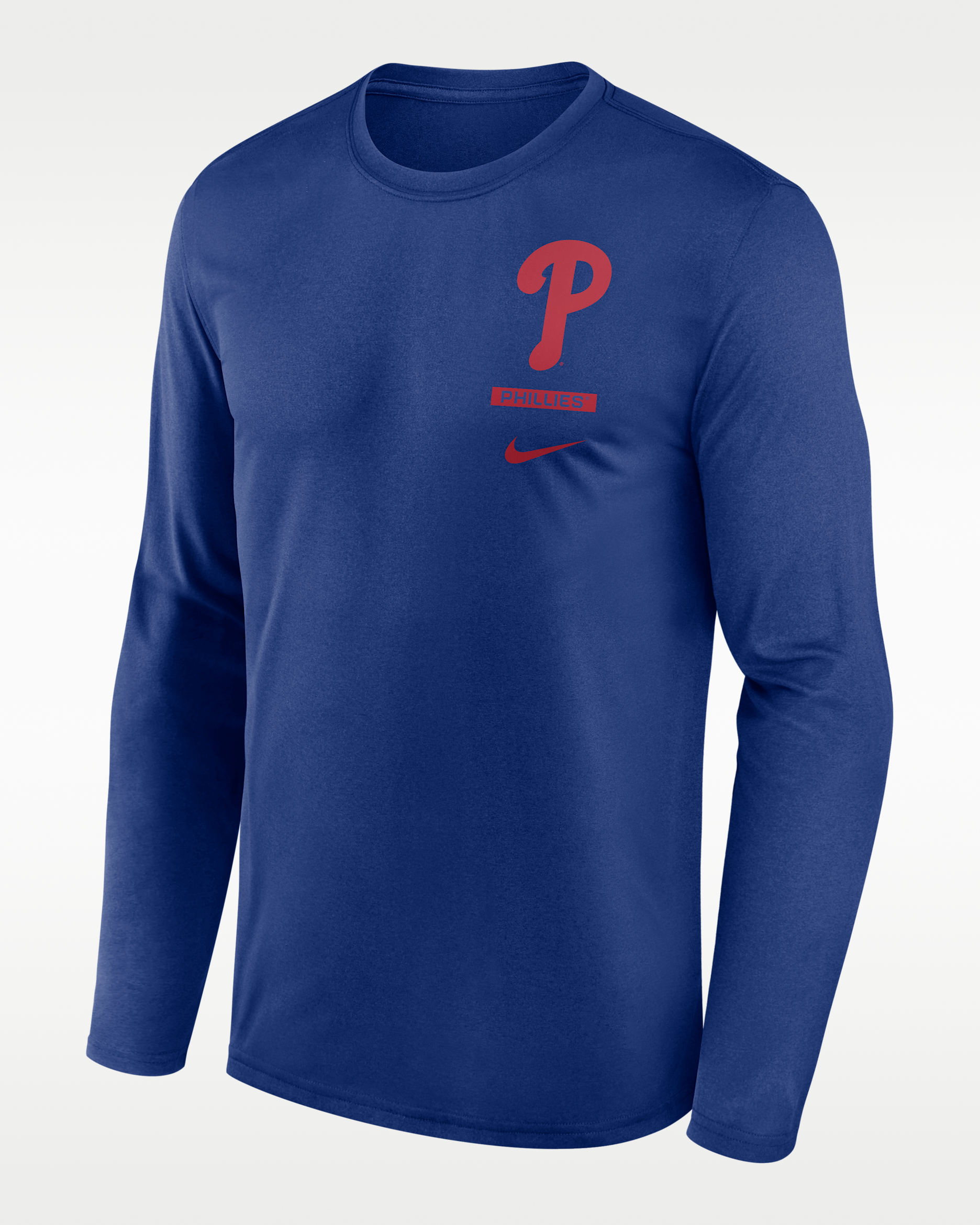 Philadelphia Phillies 2-Hit Legend Men's Nike Dri-FIT MLB Long-Sleeve T-Shirt - Royal