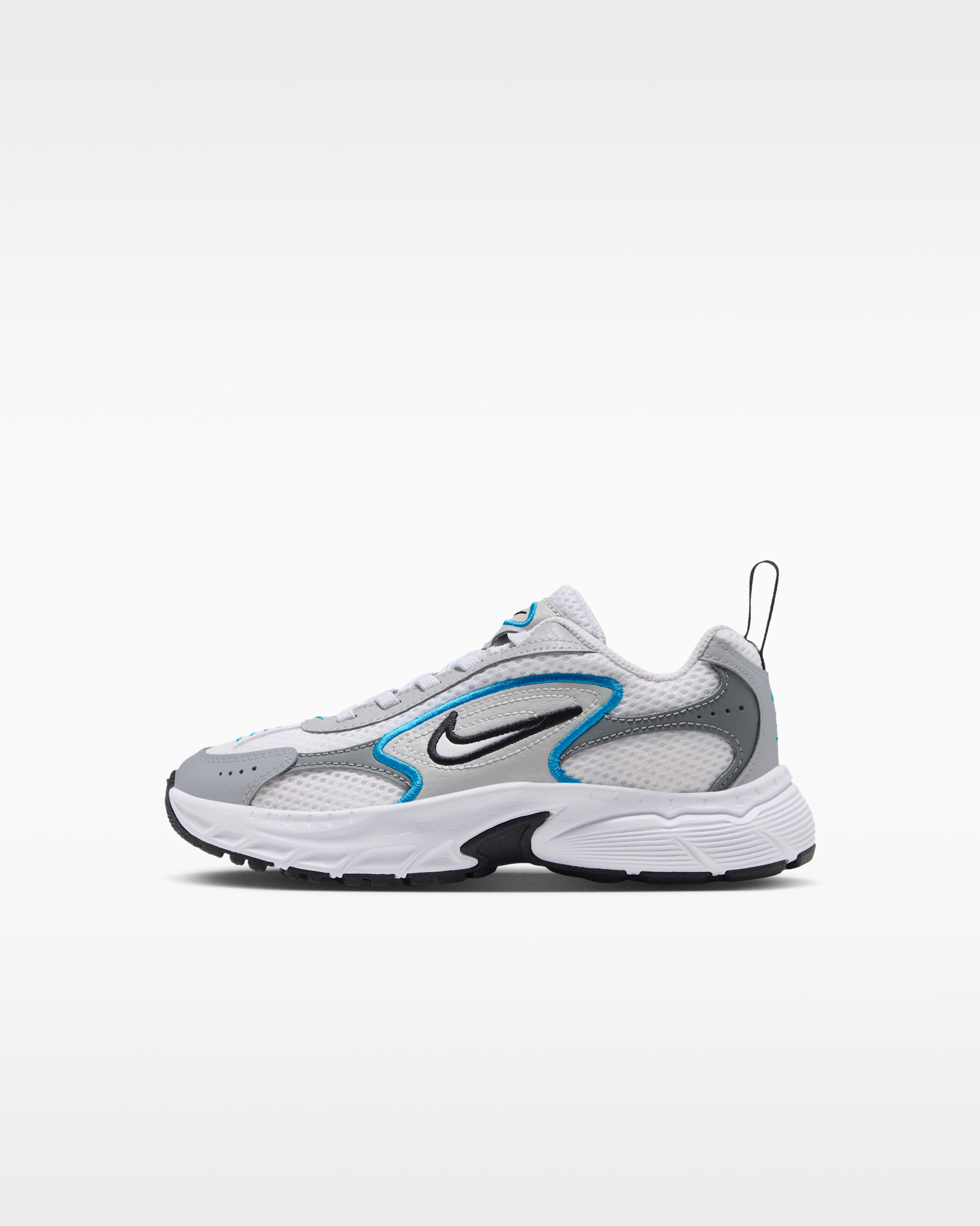 Nike Stratos Shift 2000 Younger Kids' Shoes - White/Light Current Blue/Grey Fog/White