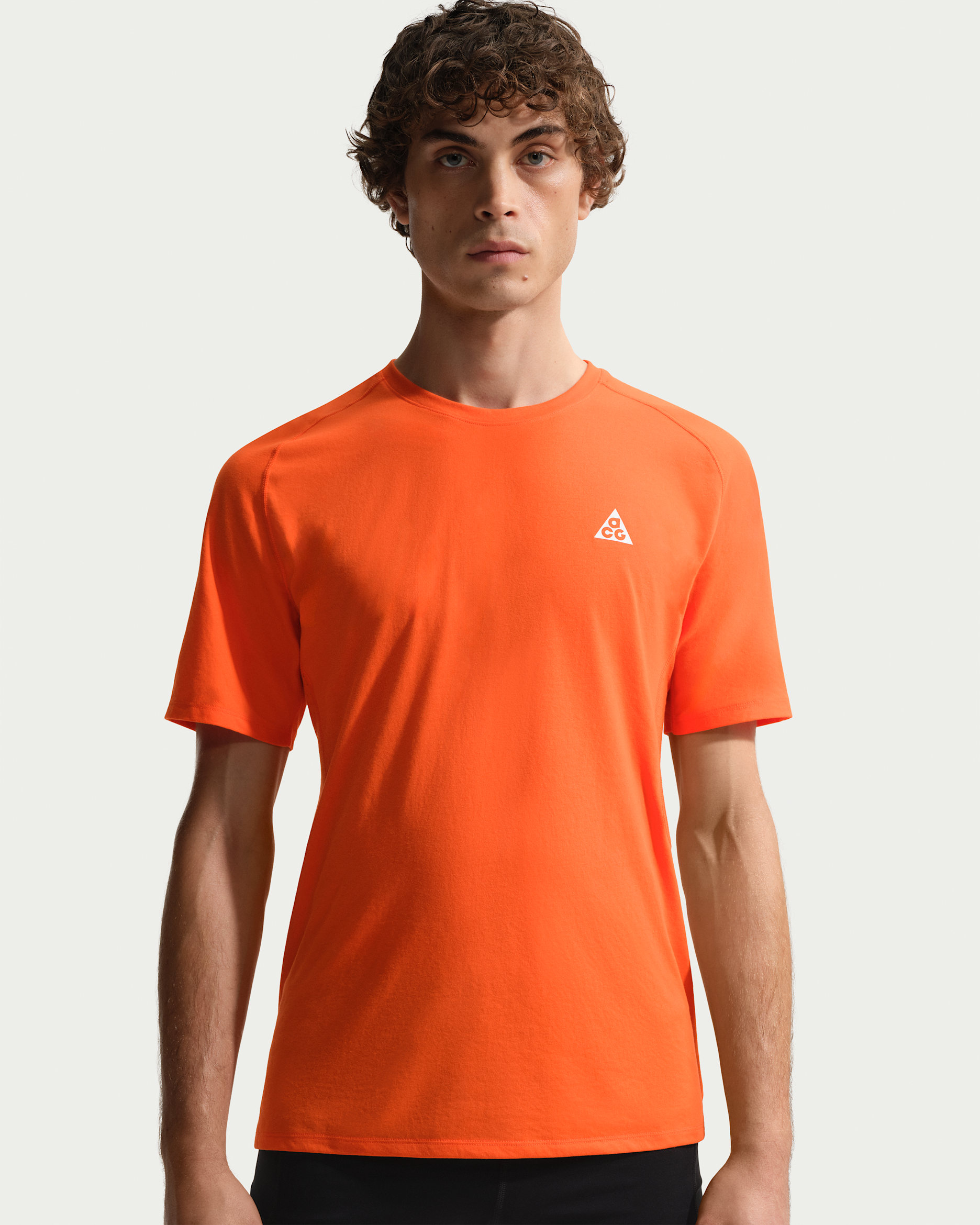 Nike ACG "Solar Chase" Dri-FIT ADV Traillaufoberteil (Herren) - Safety Orange/Safety Orange/Summit White