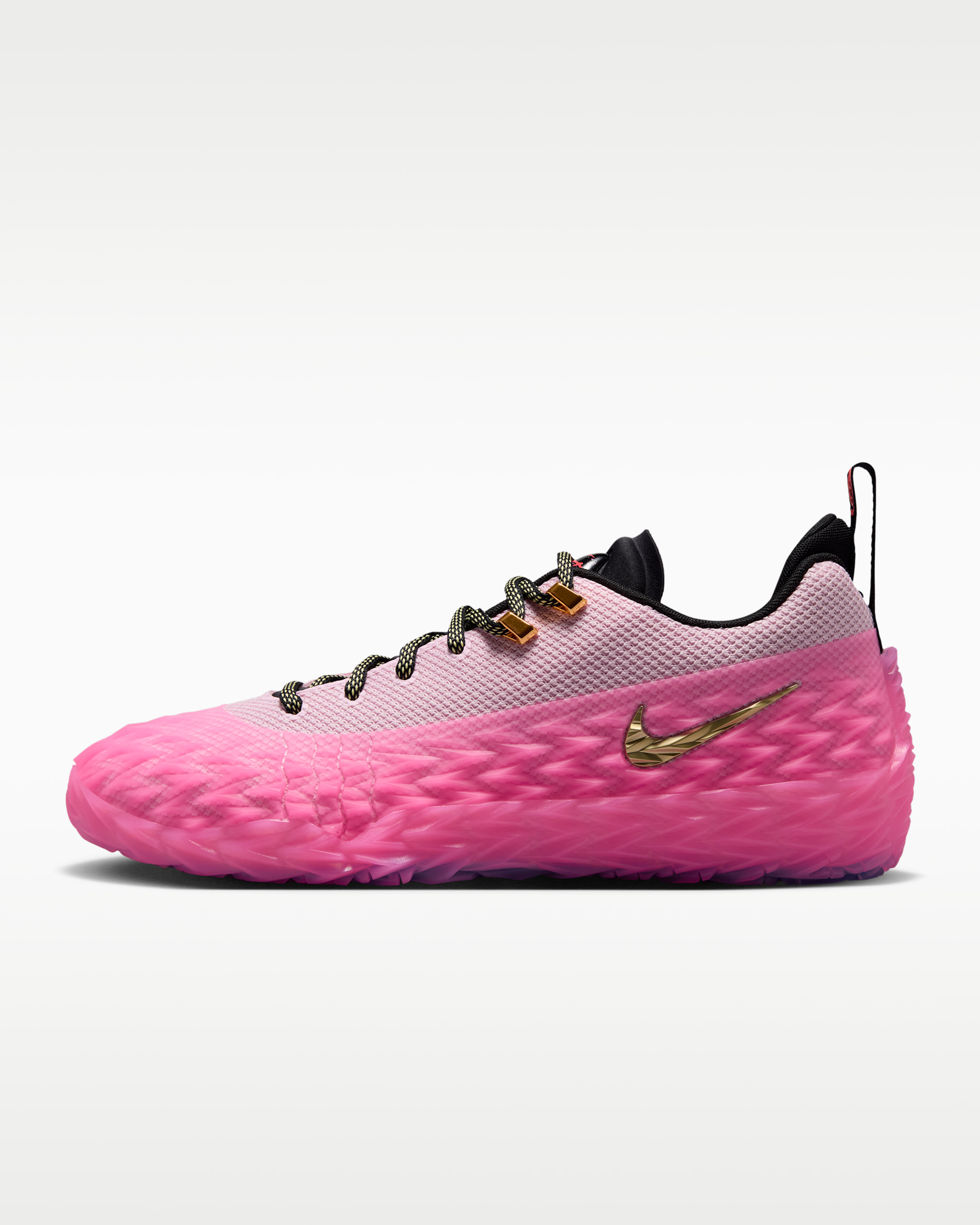 Nike S.T. Charge Basketball Shoes - Pink Foam/Pink Spell/Hot Lava/Soft Yellow