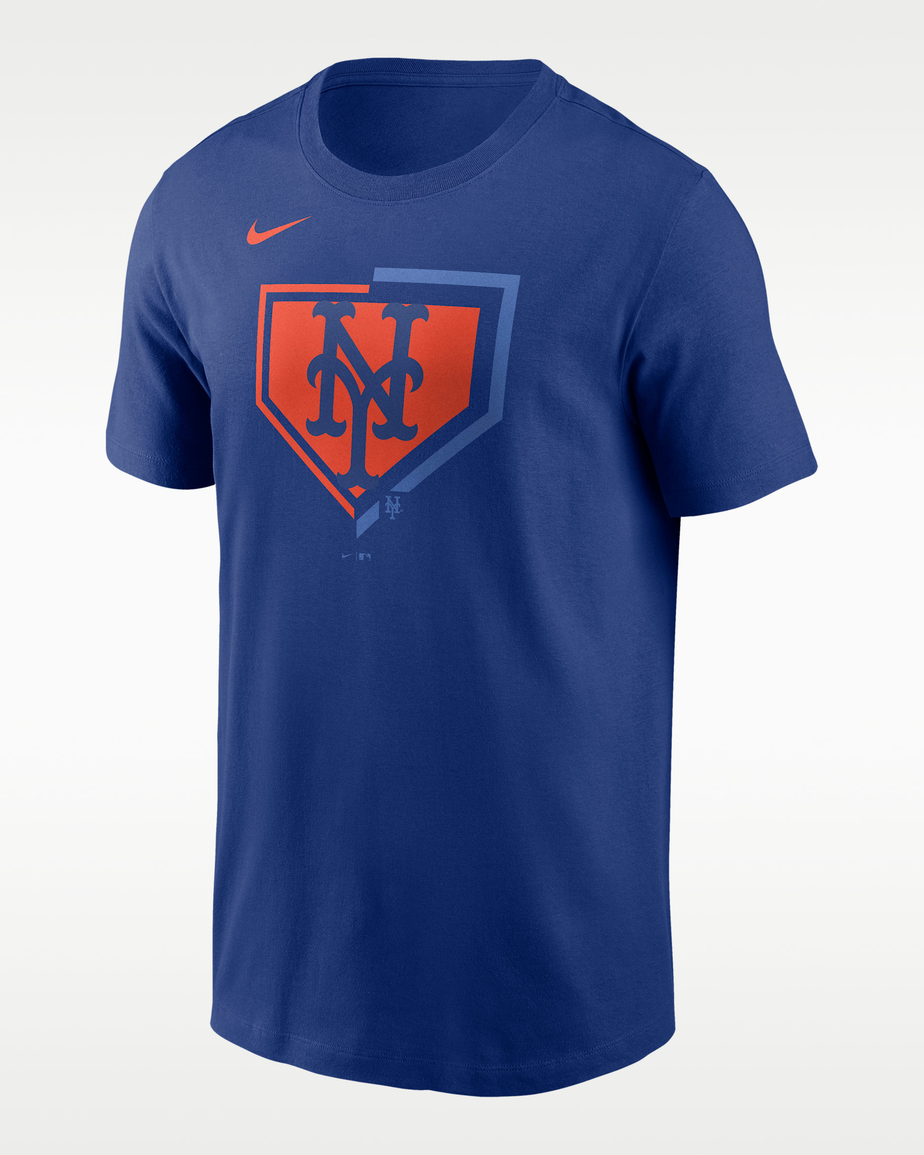 Playera Nike de la MLB para hombre New York Mets 2-Hit - Azul enérgico