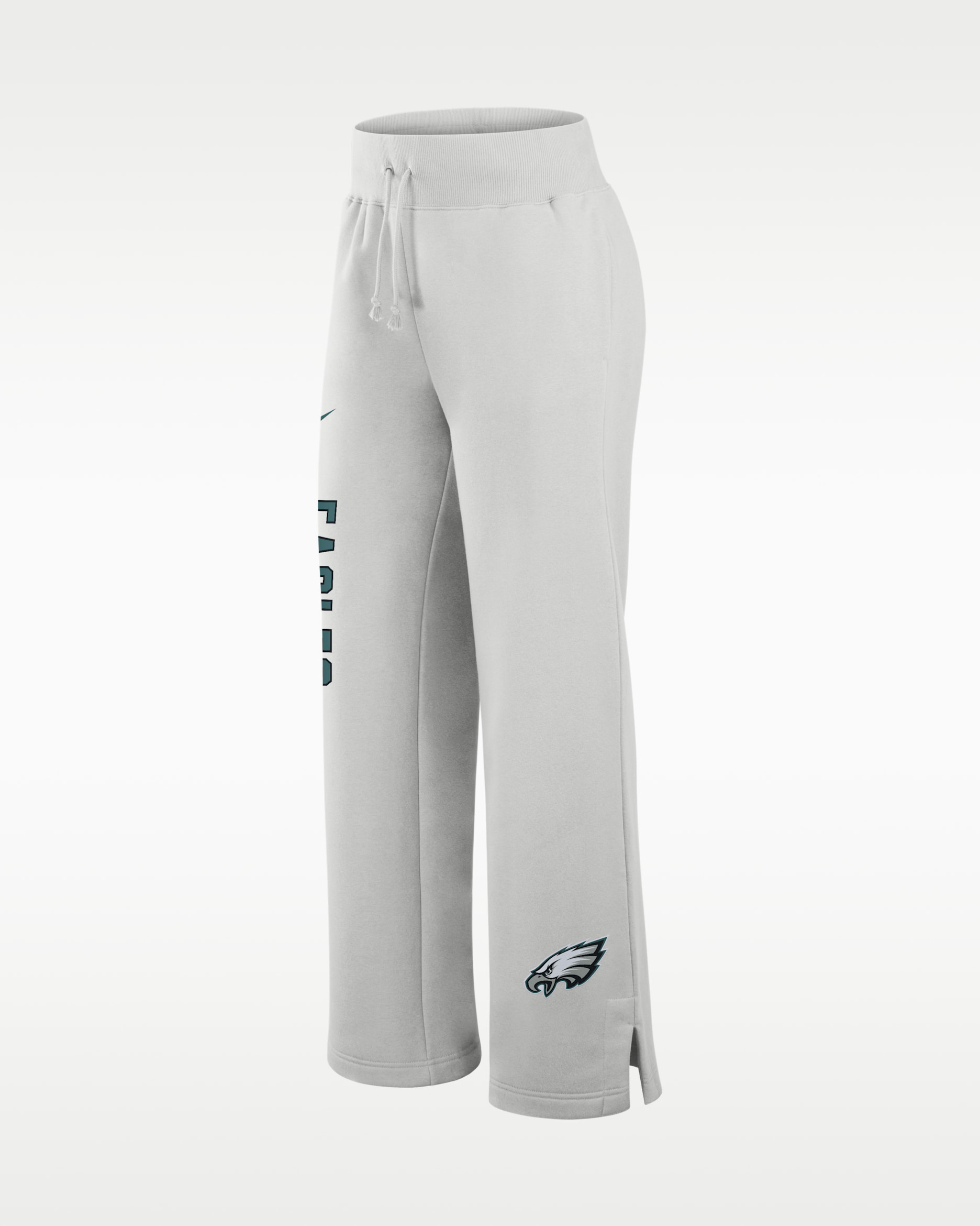 Philadelphia Eagles Primetime Phoenix Wide-Leg Women's Nike NFL Sweatpants - Grey