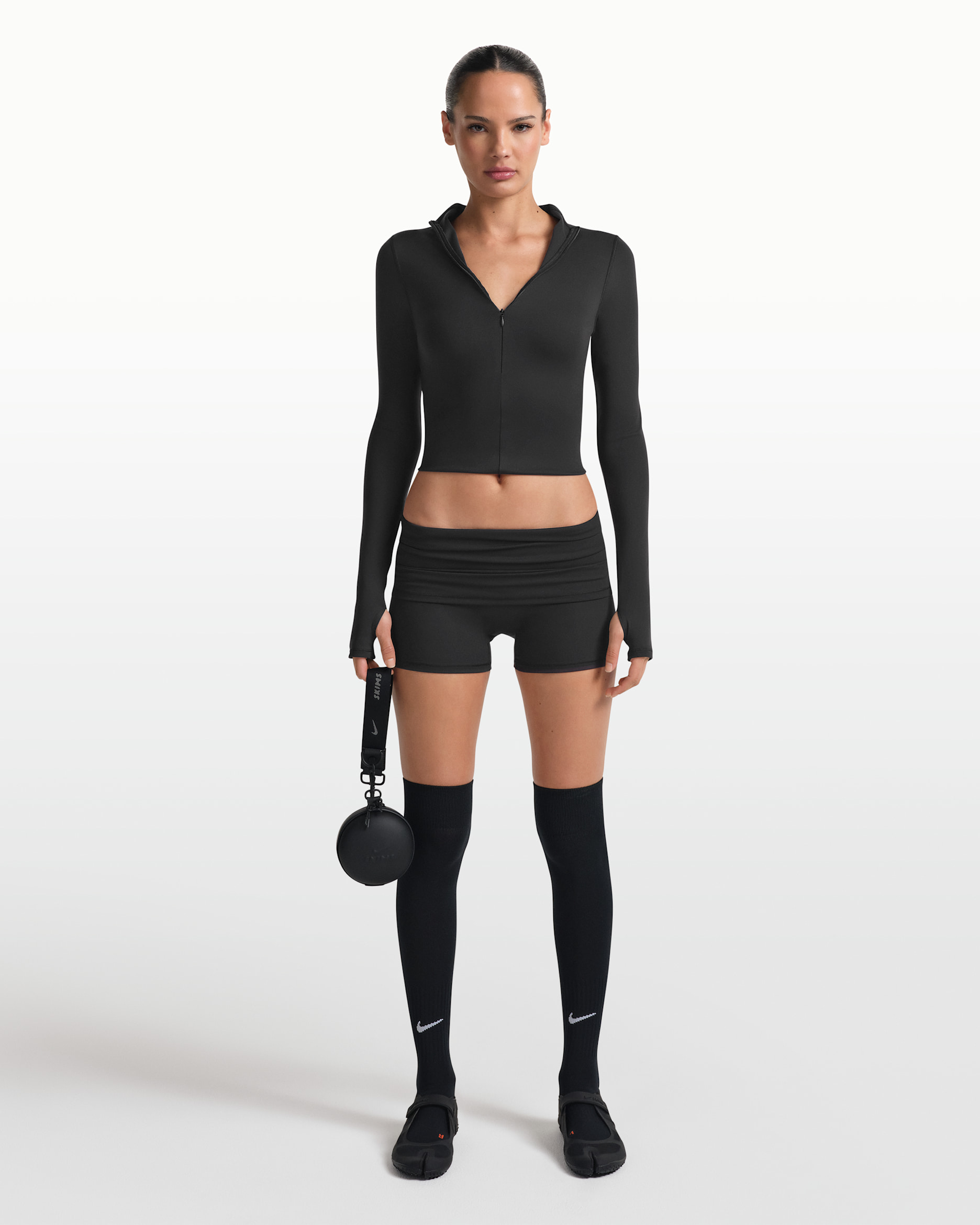 Portachiavi NikeSKIMS – Donna - NSKM OBSIDIAN/Argento