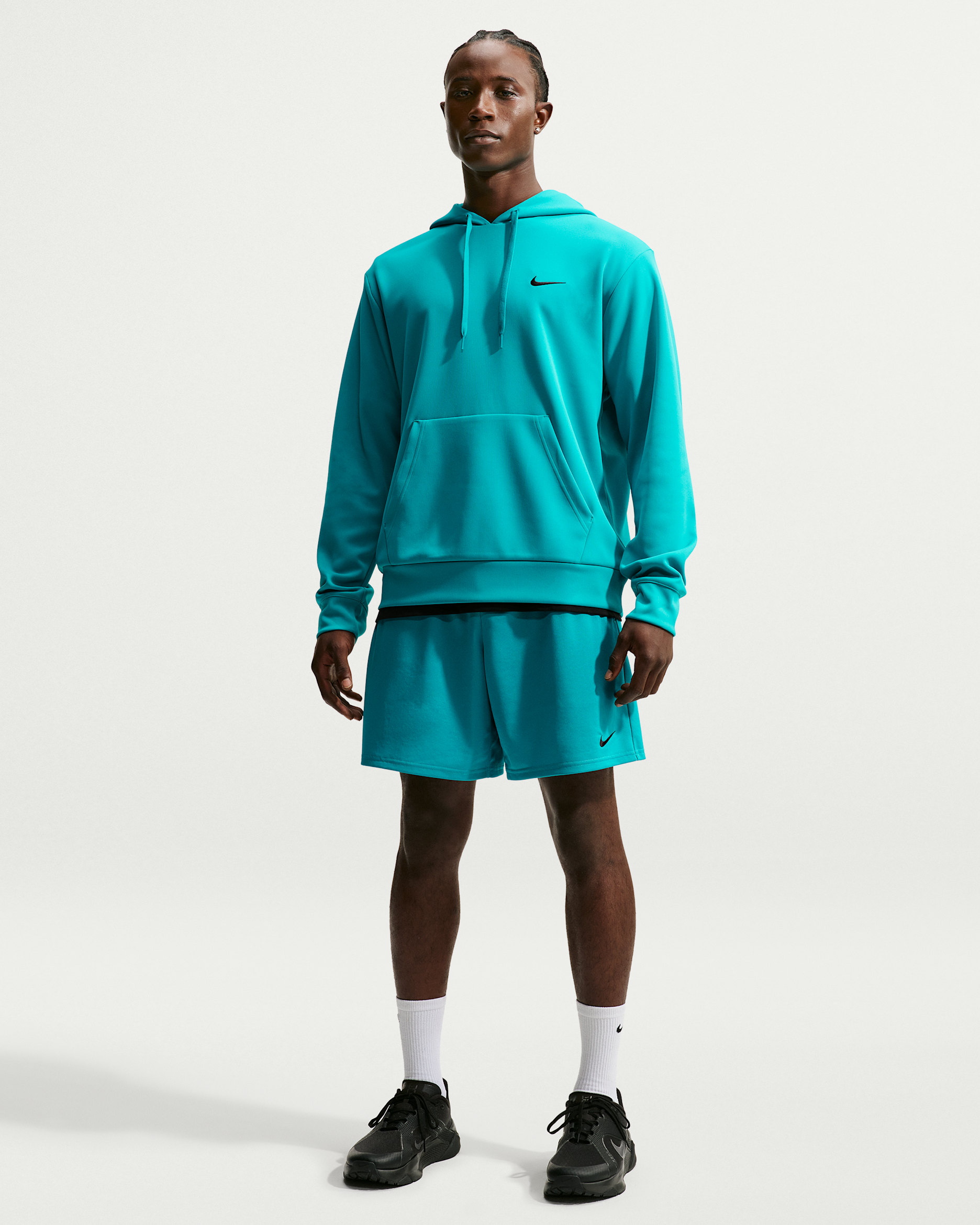Shorts de entrenamiento Dri-FIT de 18 cm para hombre Nike Flex - Energía/Negro
