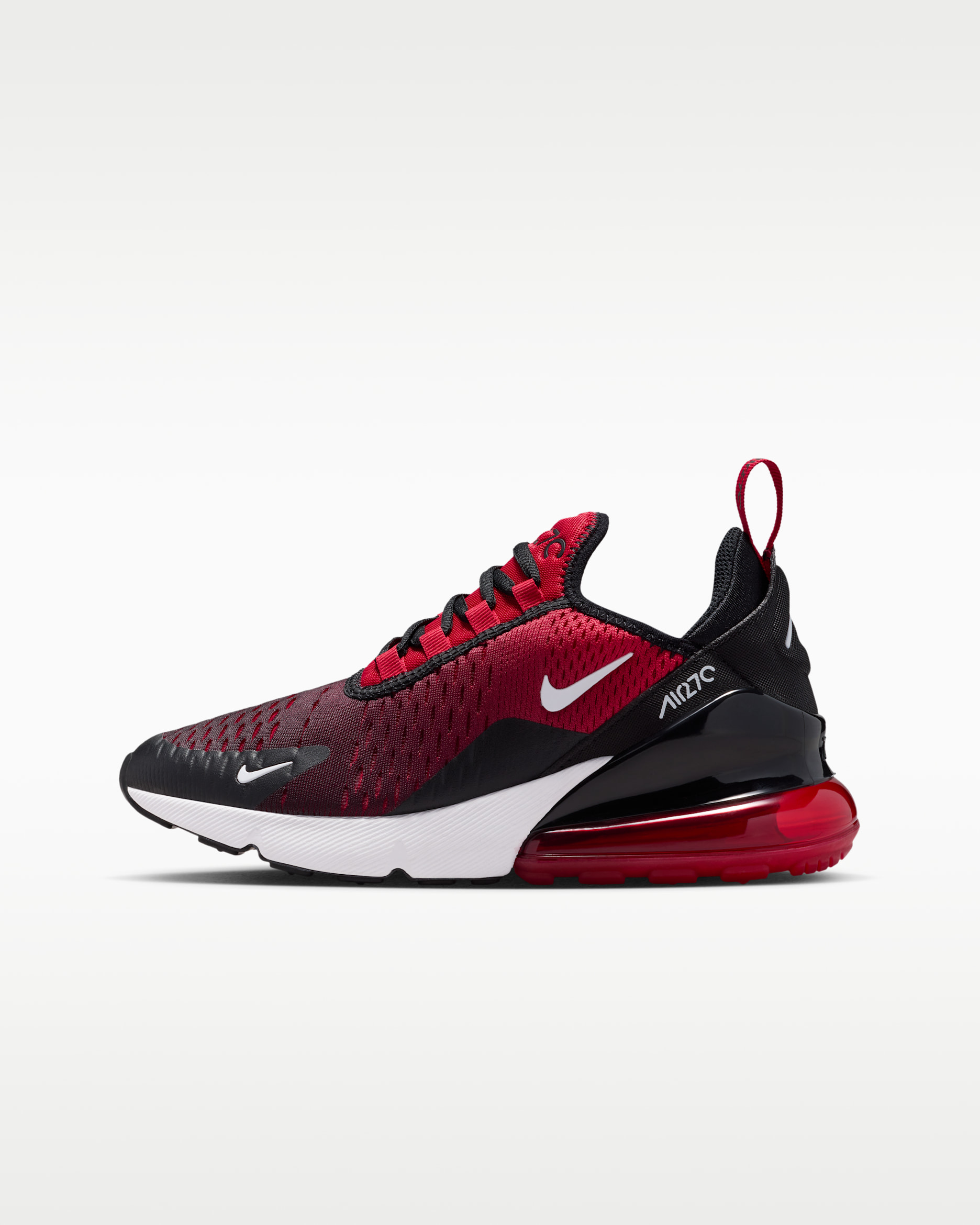 Nike Air Max 270 Older Kids' Shoes - Gym Red/Black/White