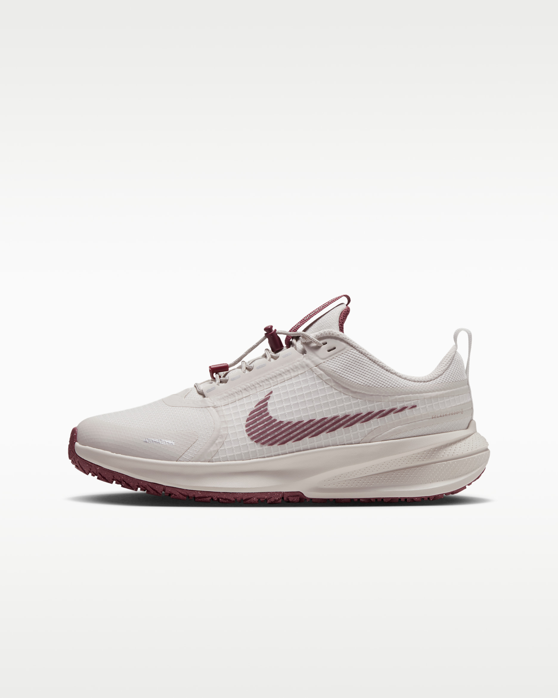 Nike Star Runner Utility Big Kids' Running Shoes w/Toggle - Summit White/Phantom/Cream II/Pink Smoke