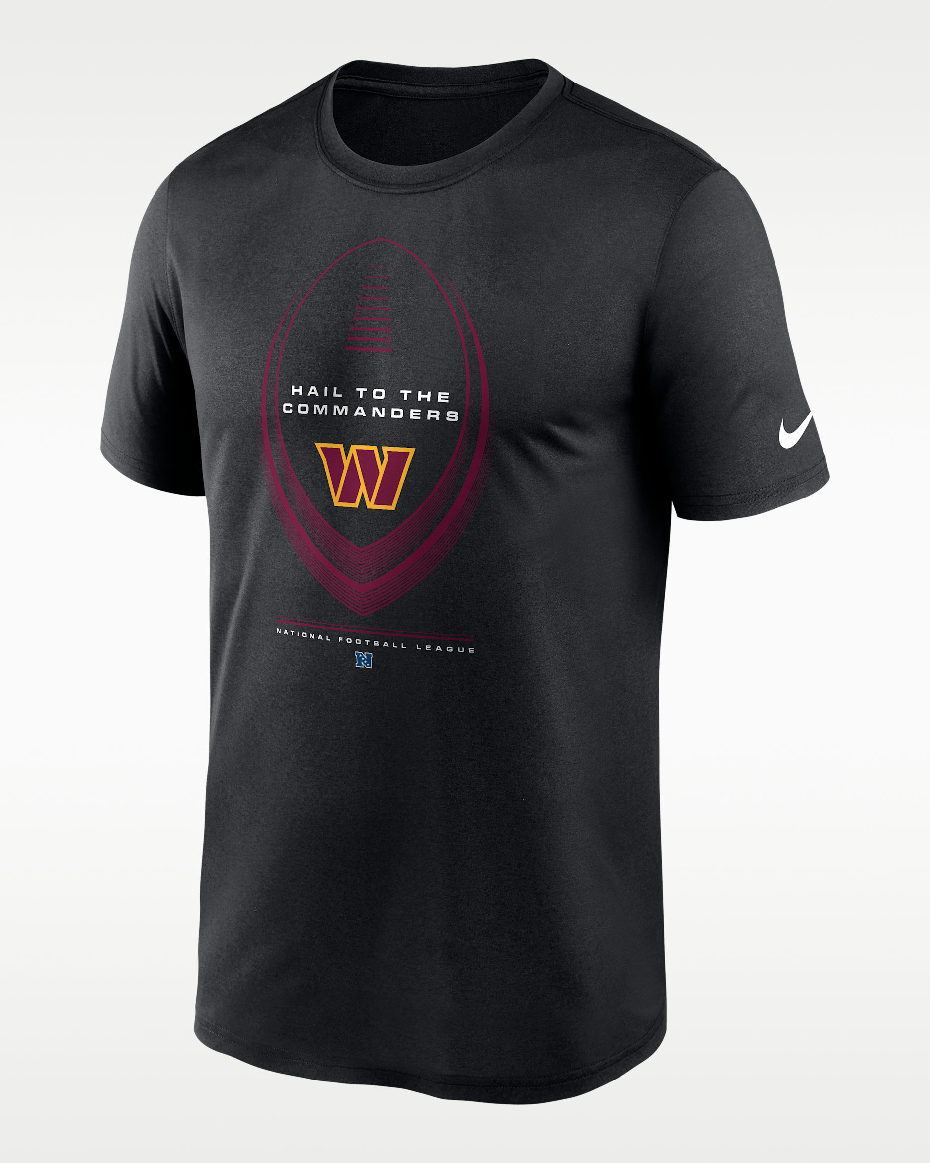 Playera Nike Dri-FIT de la NFL para hombre Washington Commanders Legend Icon - Negro